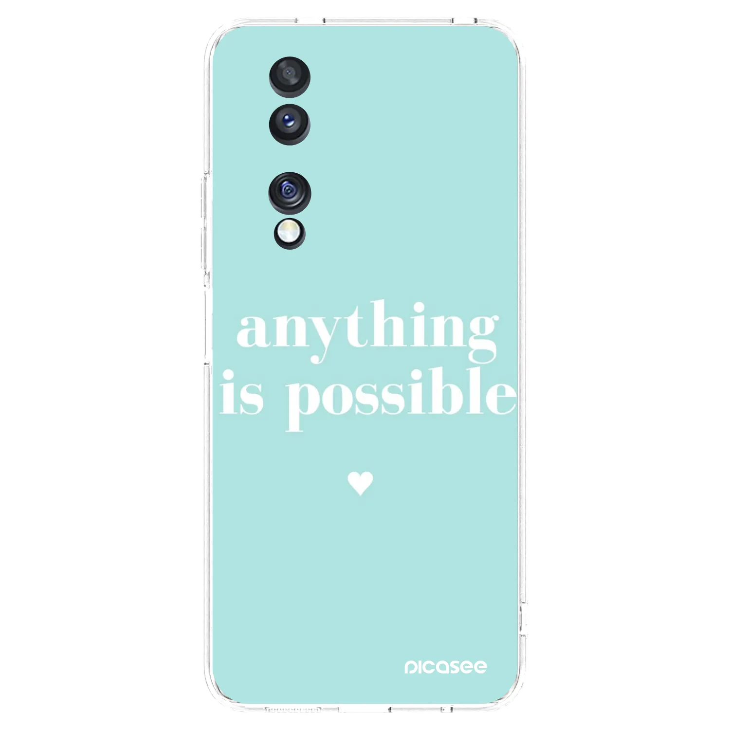 Picasee silikonska prozirna maskica za Honor 70 - Anything is possible