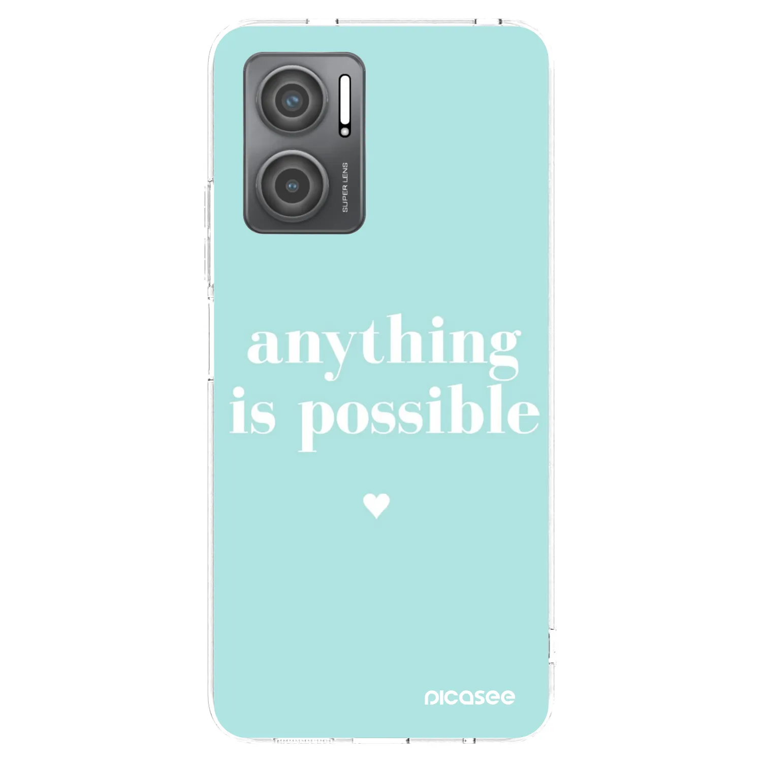 Picasee silikonska prozirna maskica za Xiaomi Redmi 10 5G - Anything is possible