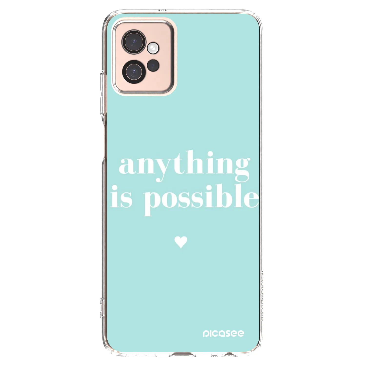 Picasee silikonska prozirna maskica za Motorola Moto G32 - Anything is possible