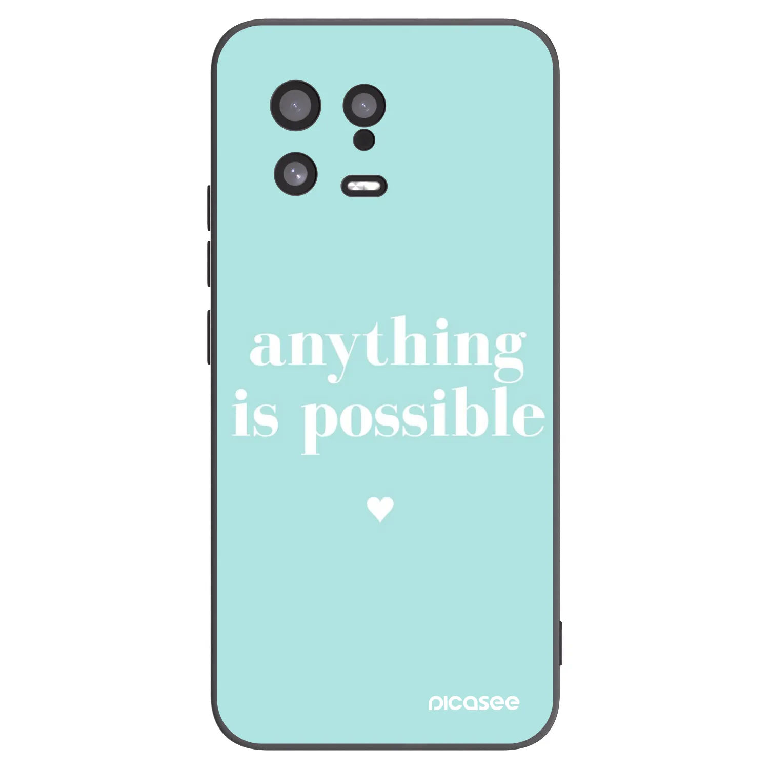 Picasee crna silikonska maskica za Xiaomi 13 - Anything is possible
