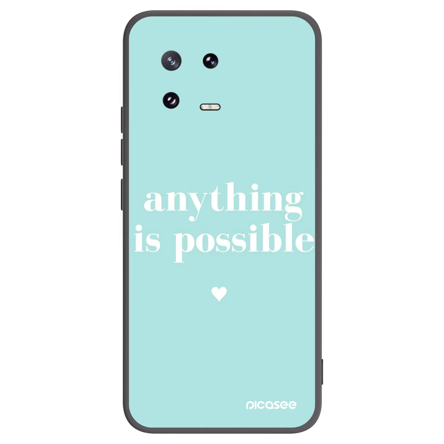 Picasee crna silikonska maskica za Xiaomi 13 Pro - Anything is possible