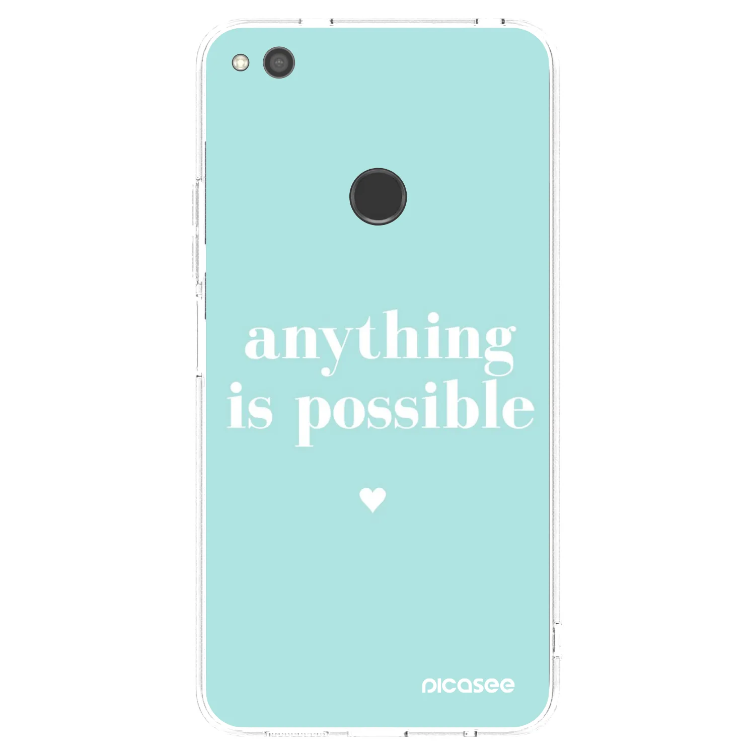 Picasee silikonska prozirna maskica za Huawei P9 Lite 2017 - Anything is possible
