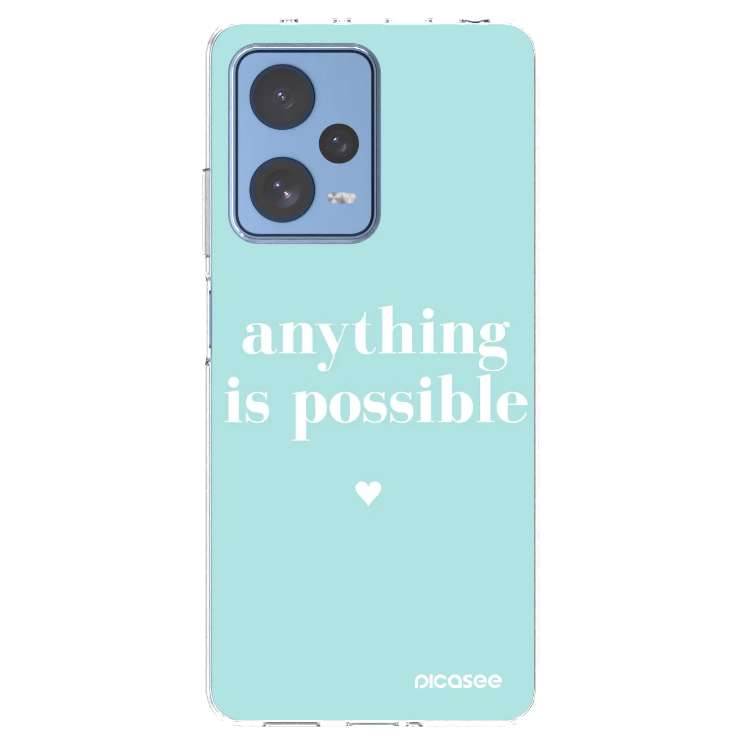 Picasee silikonska prozirna maskica za Xiaomi Redmi Note 12 Pro 5G - Anything is possible