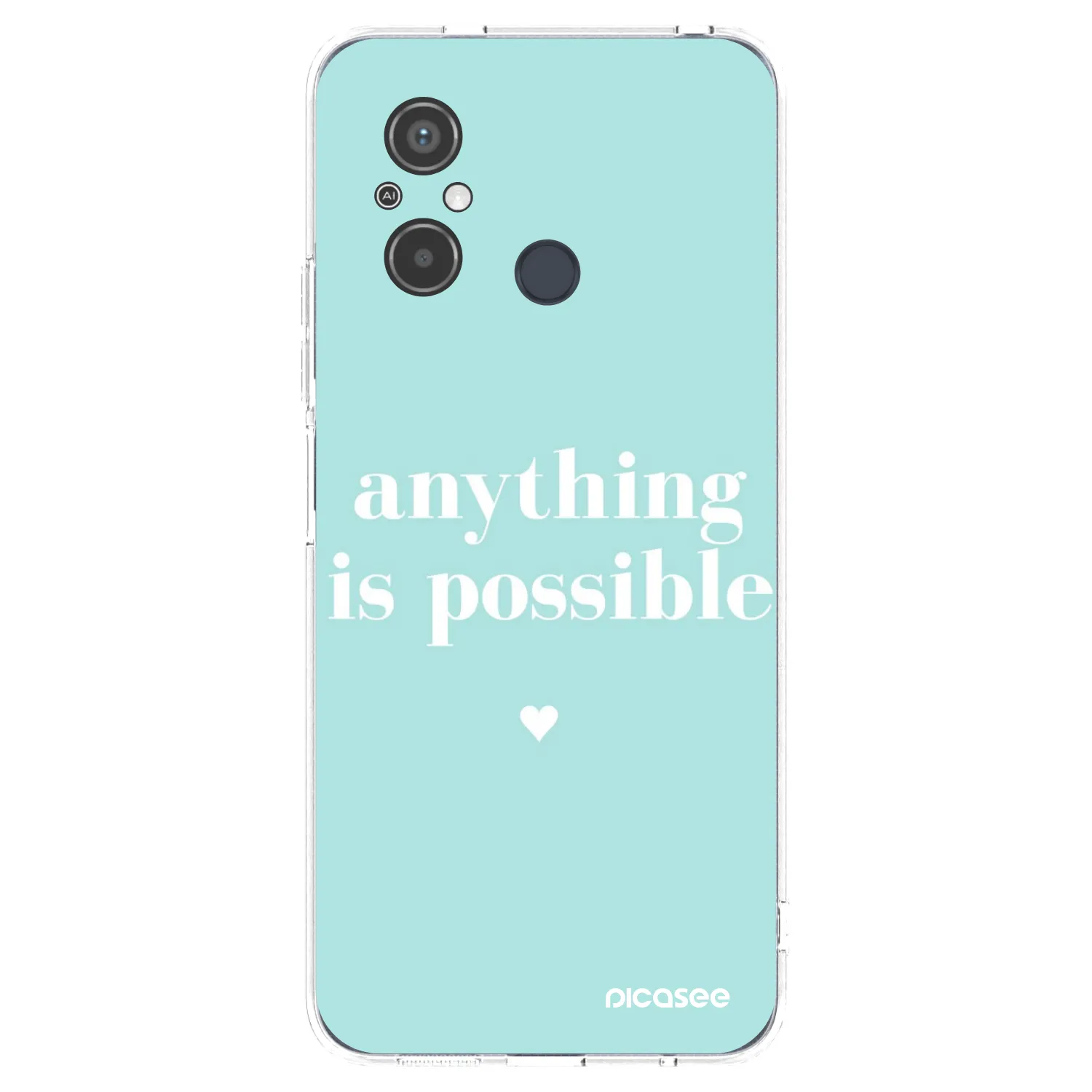 Picasee silikonska prozirna maskica za Xiaomi Redmi 12C - Anything is possible