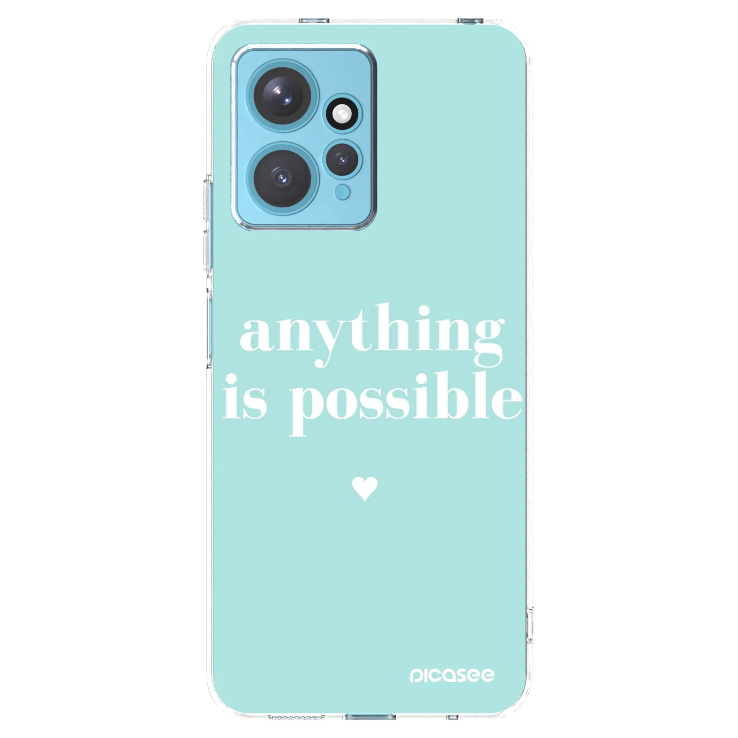 Picasee silikonska prozirna maskica za Xiaomi Redmi Note 12 4G - Anything is possible