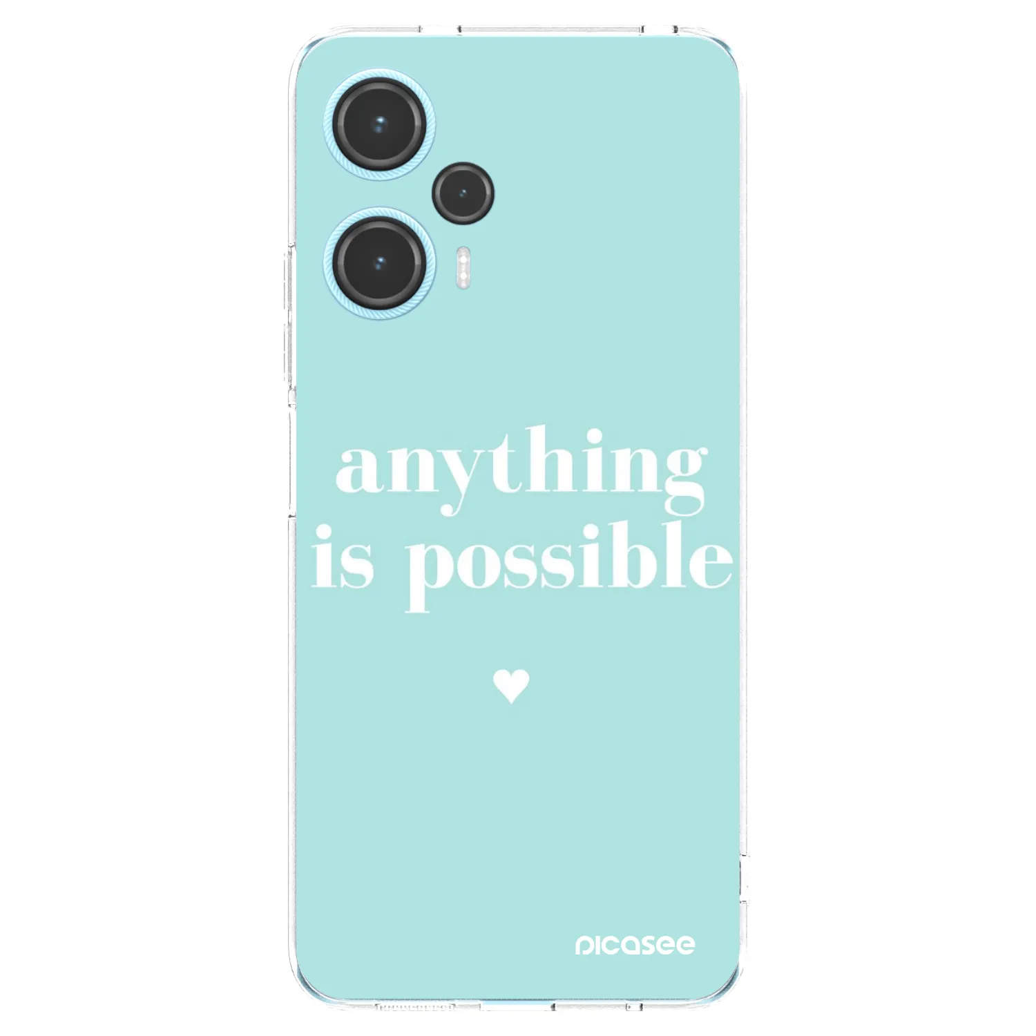 Picasee silikonska prozirna maskica za Xiaomi Poco F5 - Anything is possible