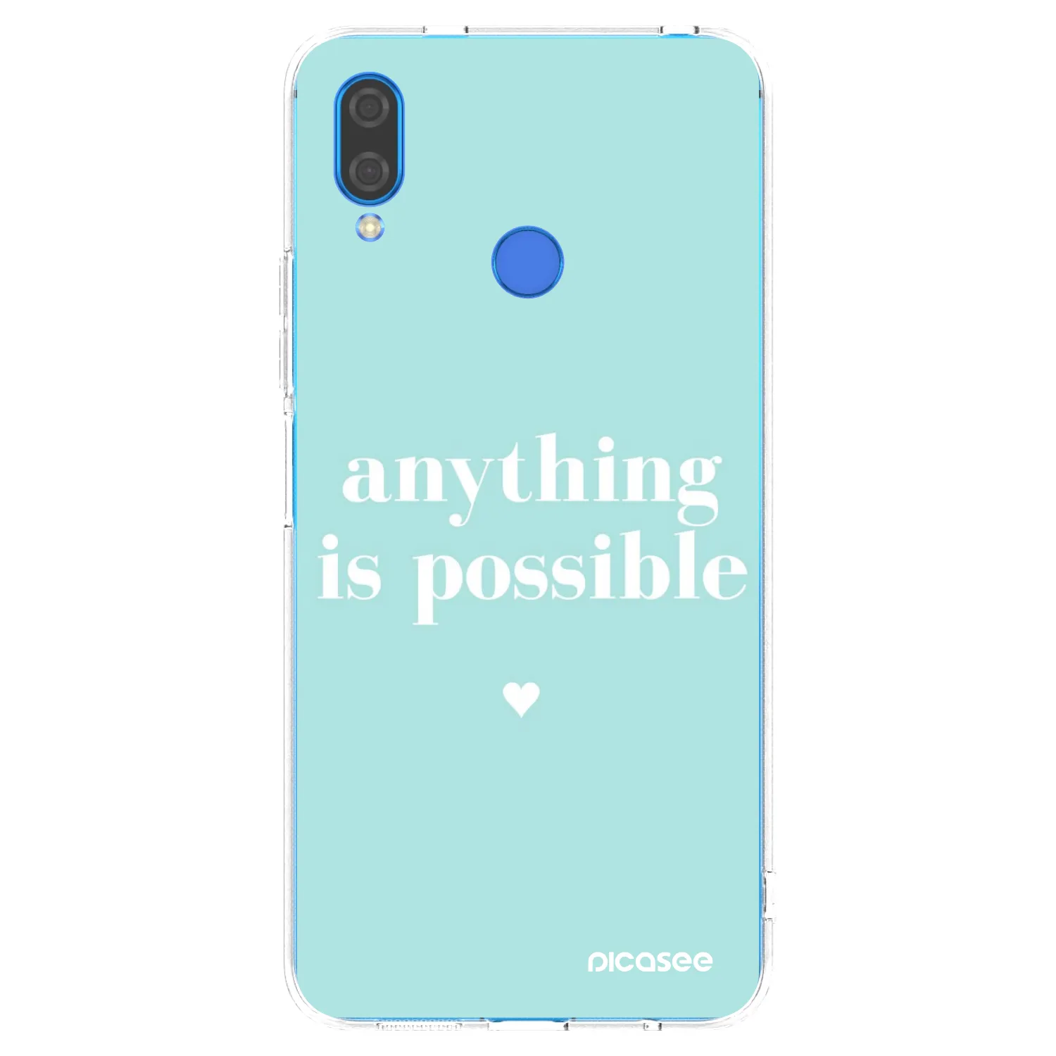 Picasee silikonska prozirna maskica za Huawei Nova 3i - Anything is possible