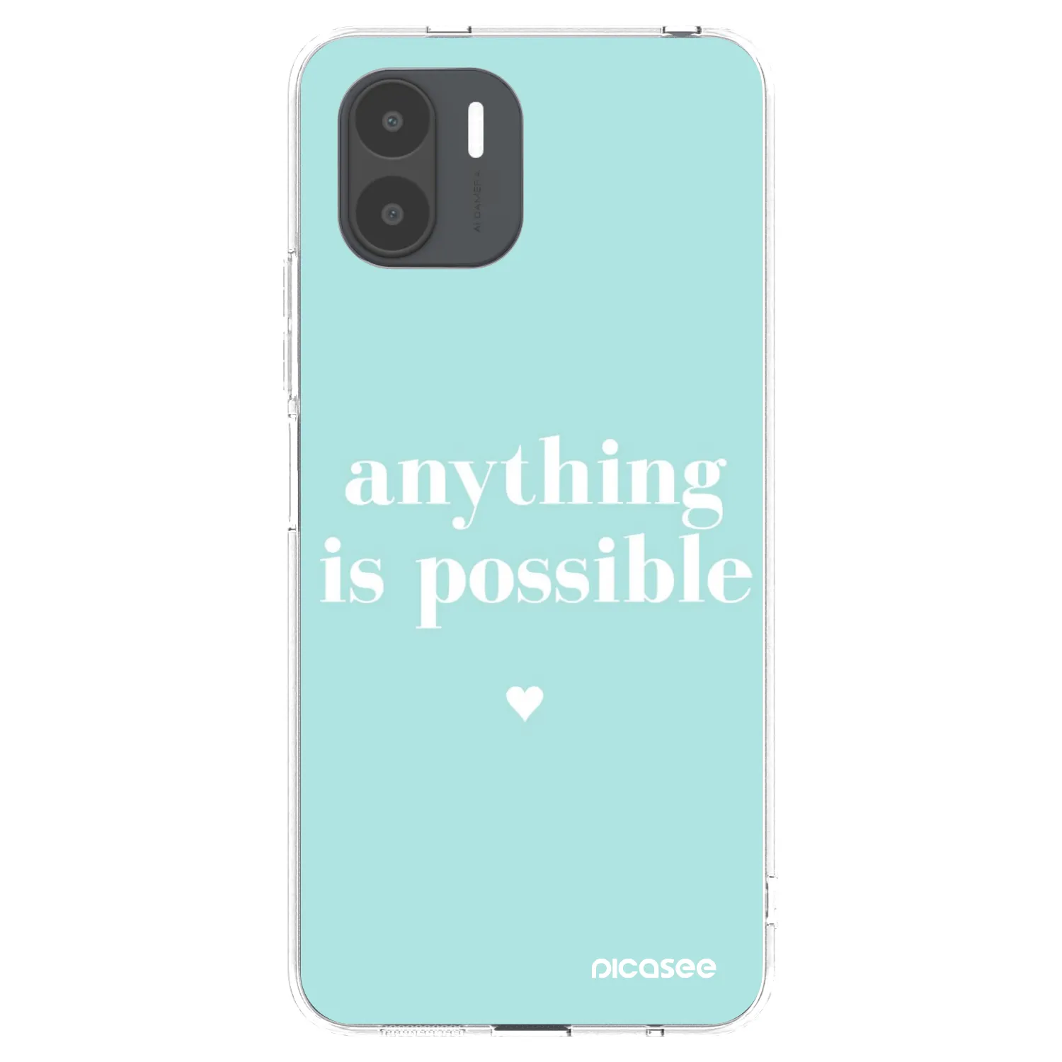 Picasee silikonska prozirna maskica za Xiaomi Redmi A2 - Anything is possible