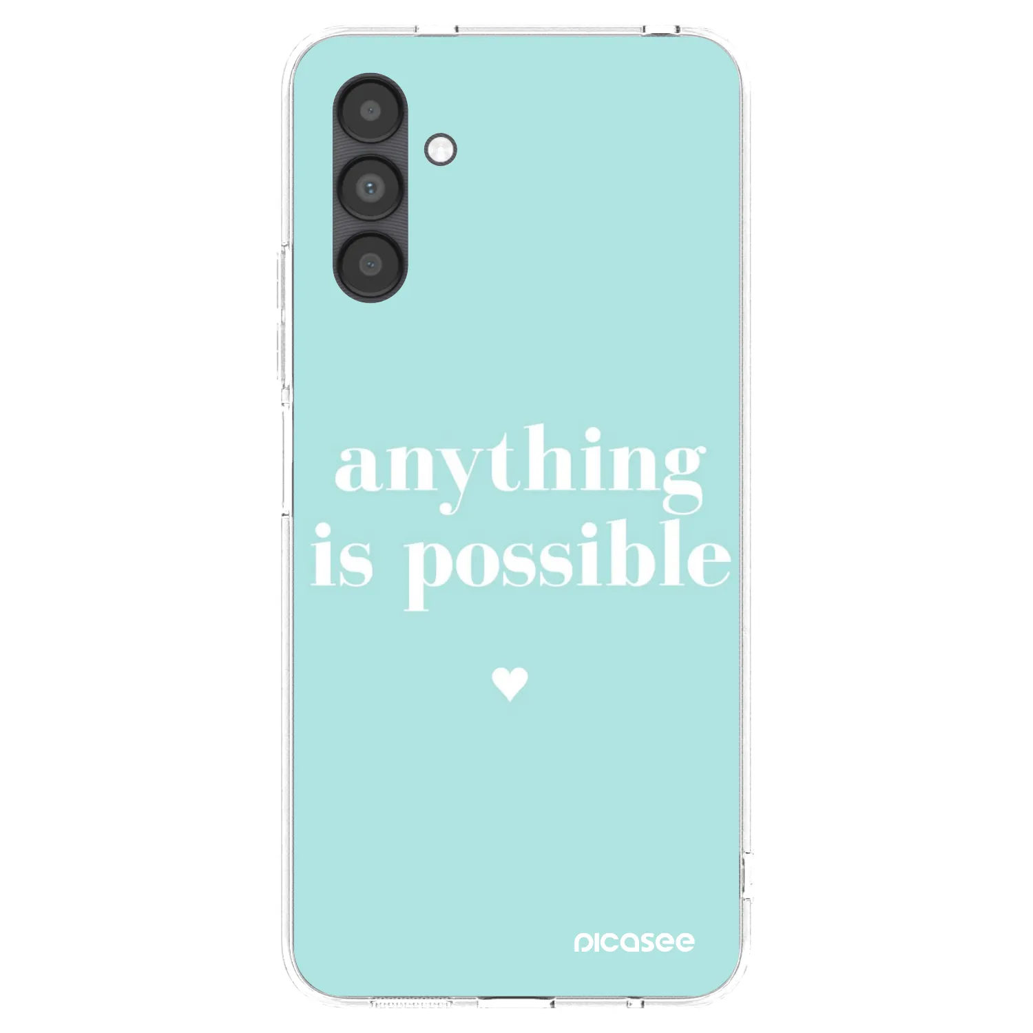 Picasee silikonska prozirna maskica za Samsung Galaxy A04s A047F - Anything is possible