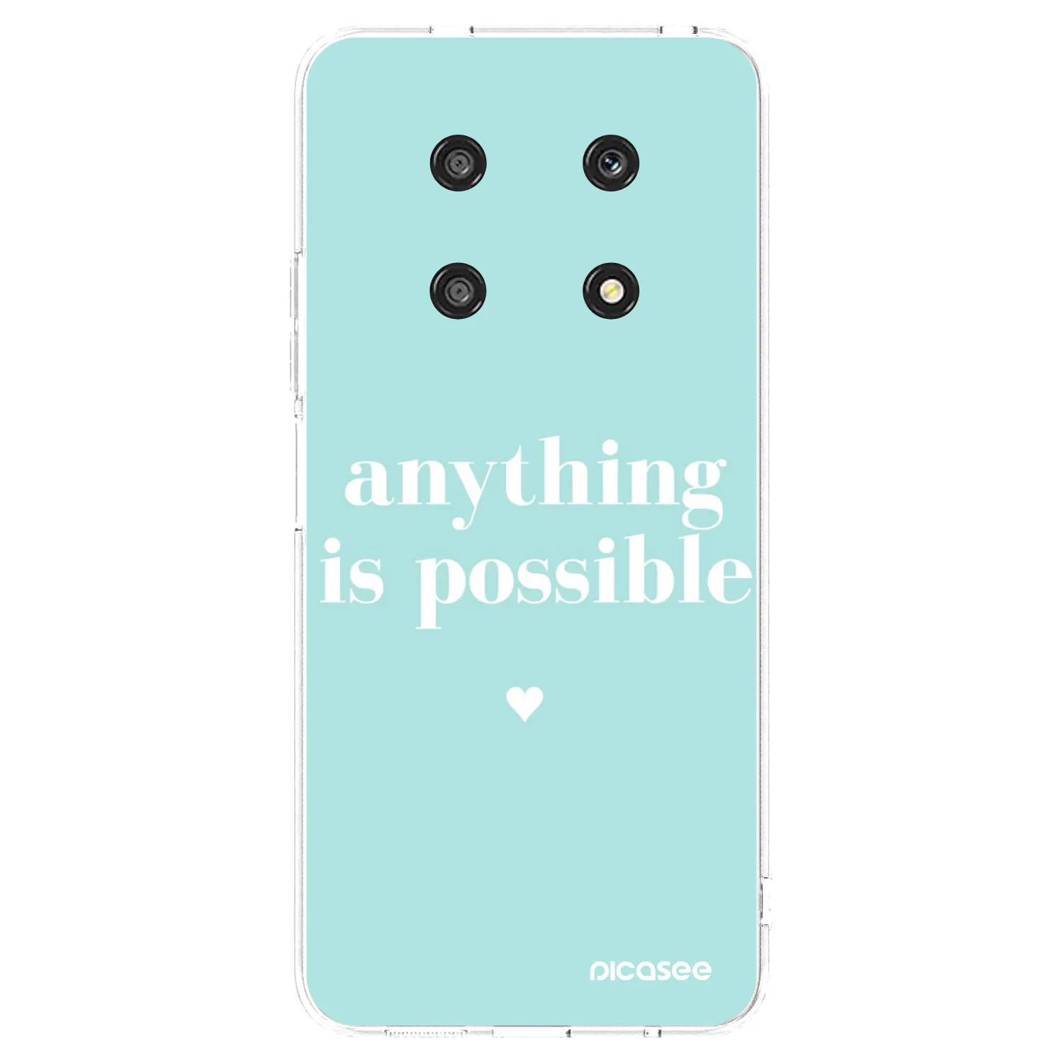 Picasee silikonska prozirna maskica za Honor Magic4 Lite 5G - Anything is possible