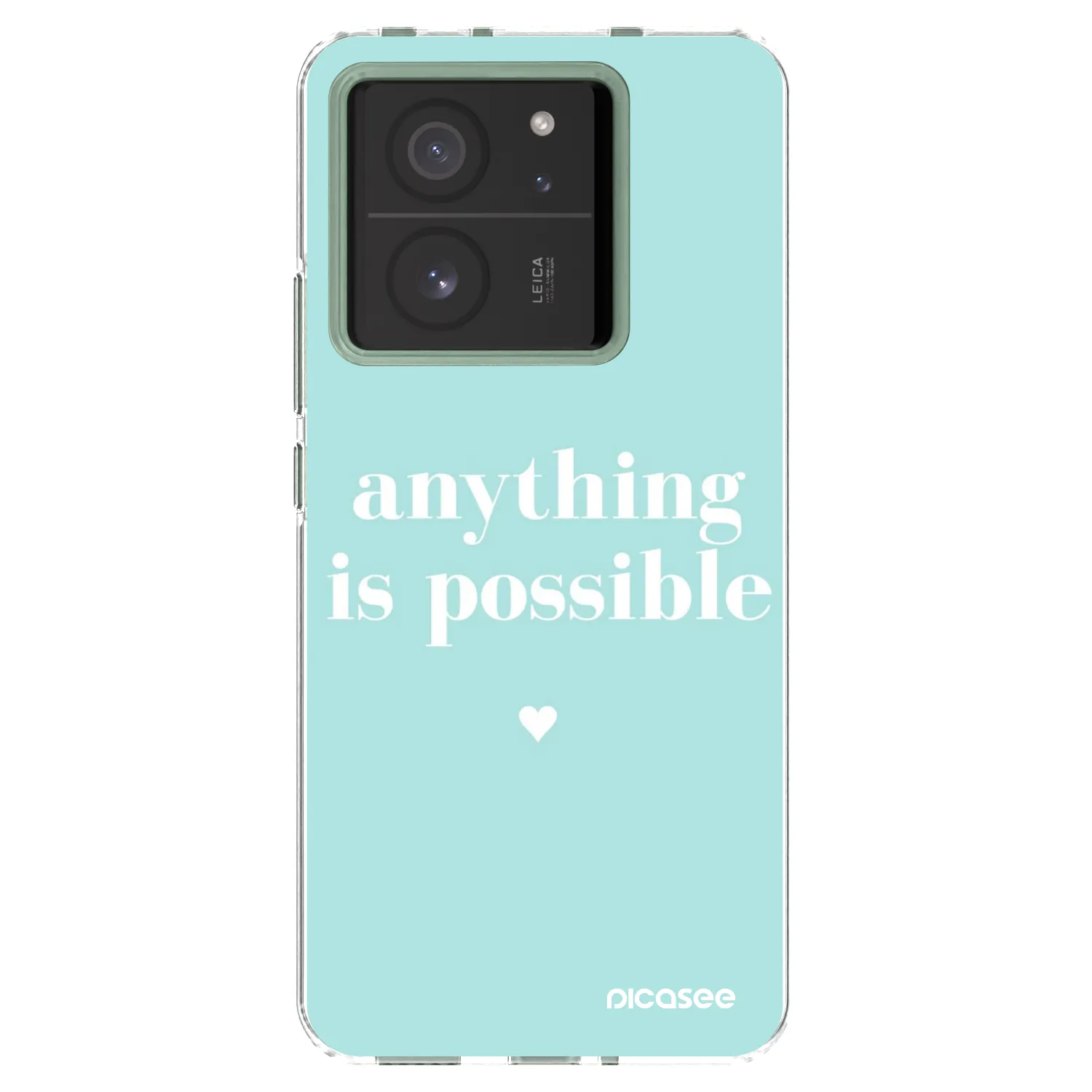 Picasee silikonska prozirna maskica za Xiaomi 13T - Anything is possible