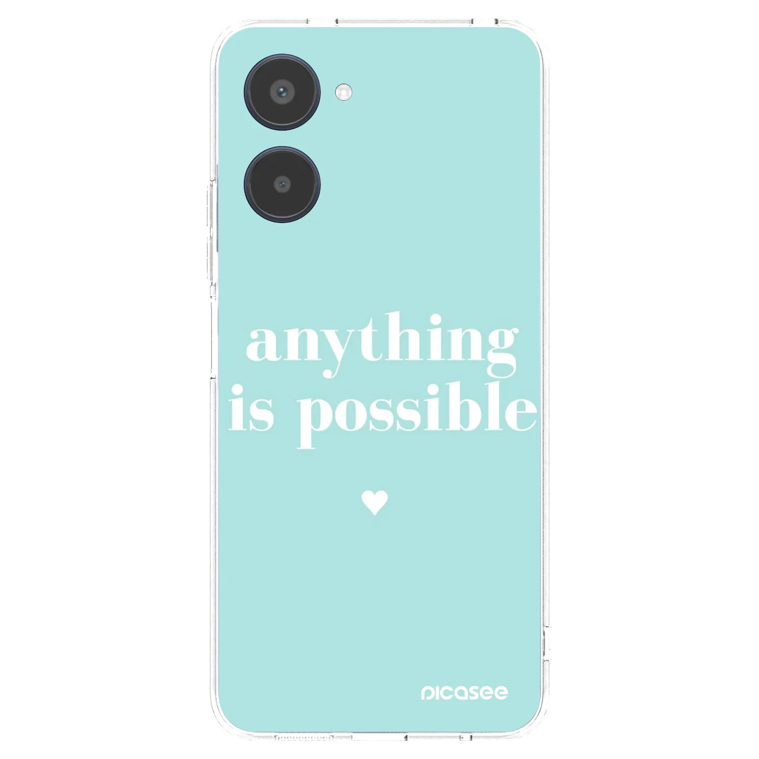 Picasee silikonska prozirna maskica za Realme 10 4G - Anything is possible