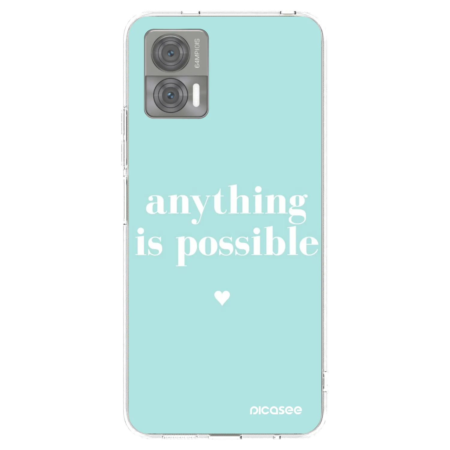 Picasee silikonska prozirna maskica za Motorola Edge 30 Neo - Anything is possible
