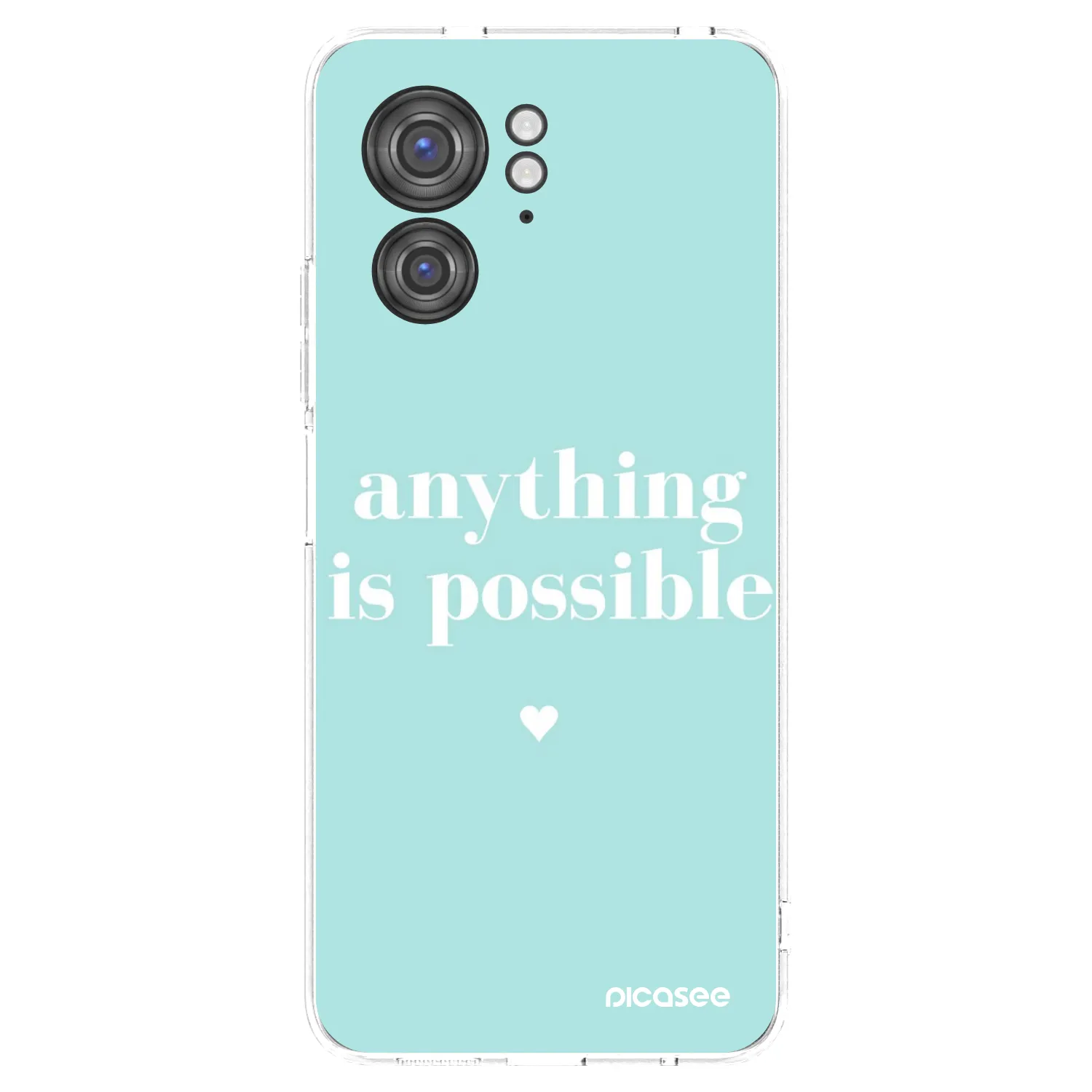 Picasee silikonska prozirna maskica za Motorola Edge 40 - Anything is possible
