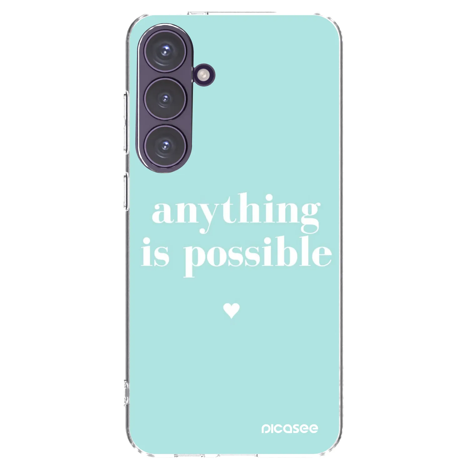 Picasee silikonska prozirna maskica za Samsung Galaxy S24+ S926B 5G - Anything is possible