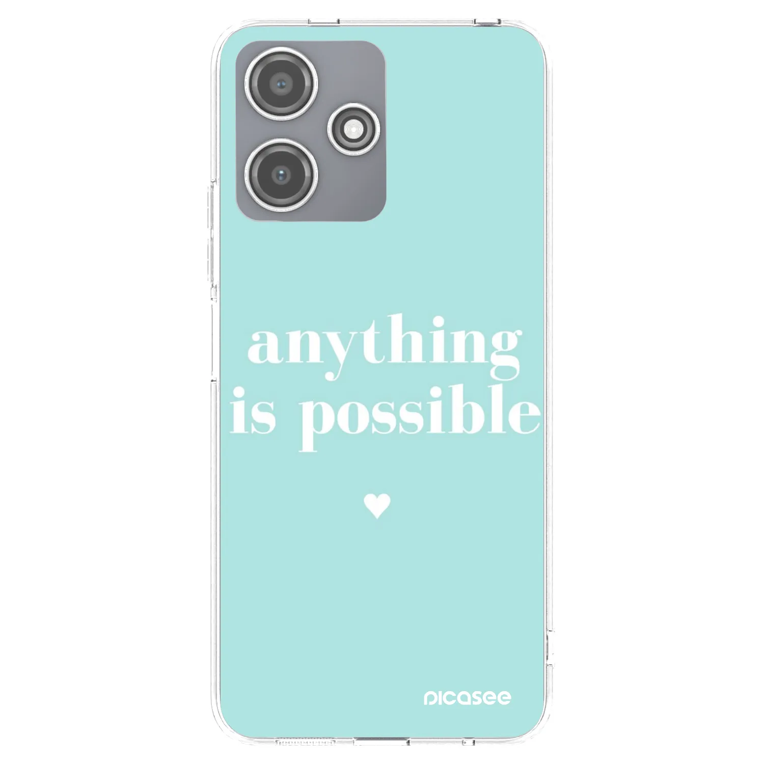 Picasee silikonska prozirna maskica za Xiaomi Redmi 12 5G - Anything is possible