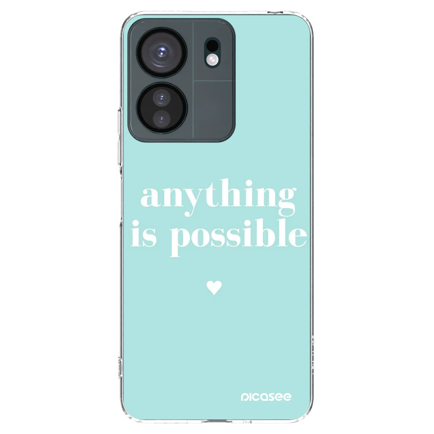 Picasee silikonska prozirna maskica za Xiaomi Redmi 13C 4G - Anything is possible
