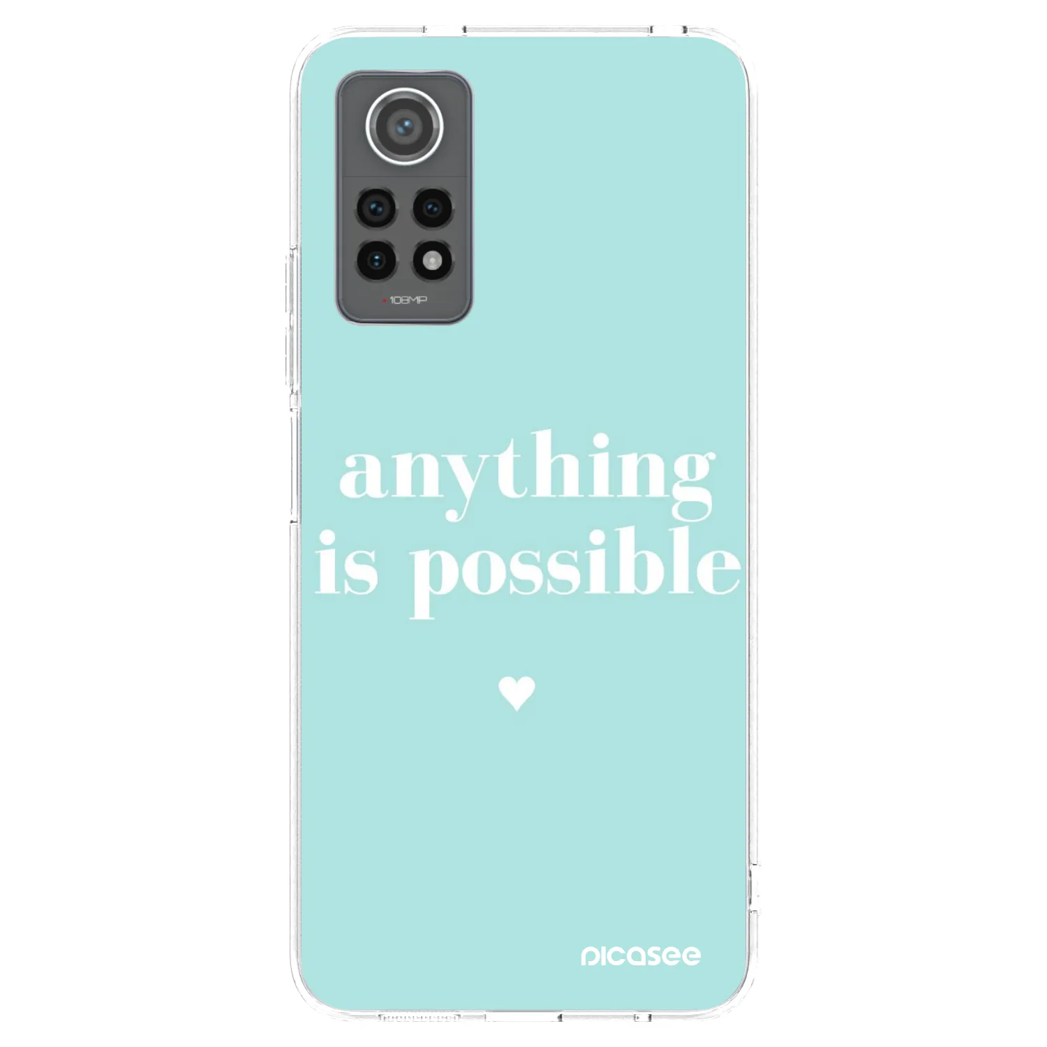 Picasee silikonska prozirna maskica za Xiaomi Redmi Note 12 Pro 4G - Anything is possible