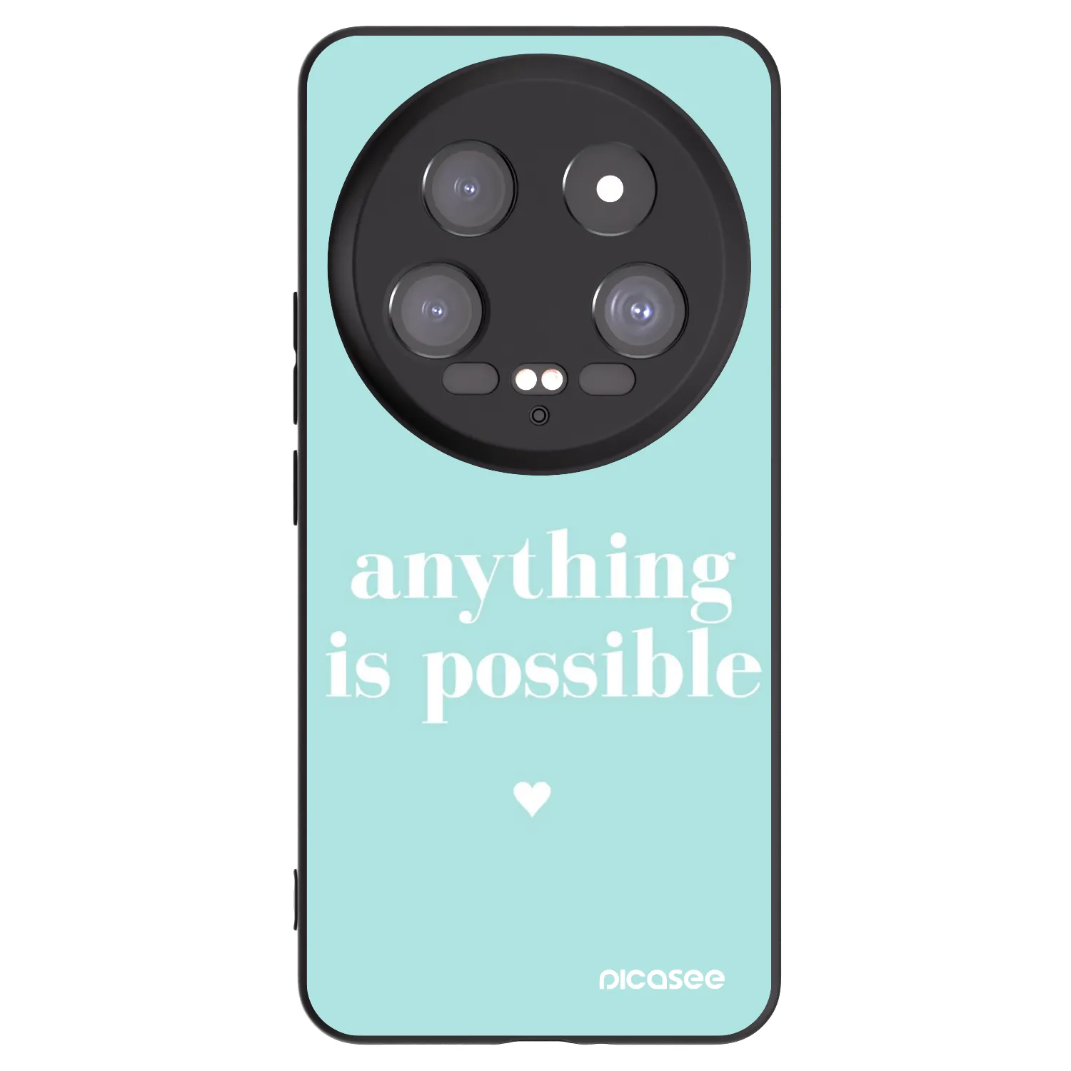 Picasee crna silikonska maskica za Xiaomi 14 Ultra - Anything is possible