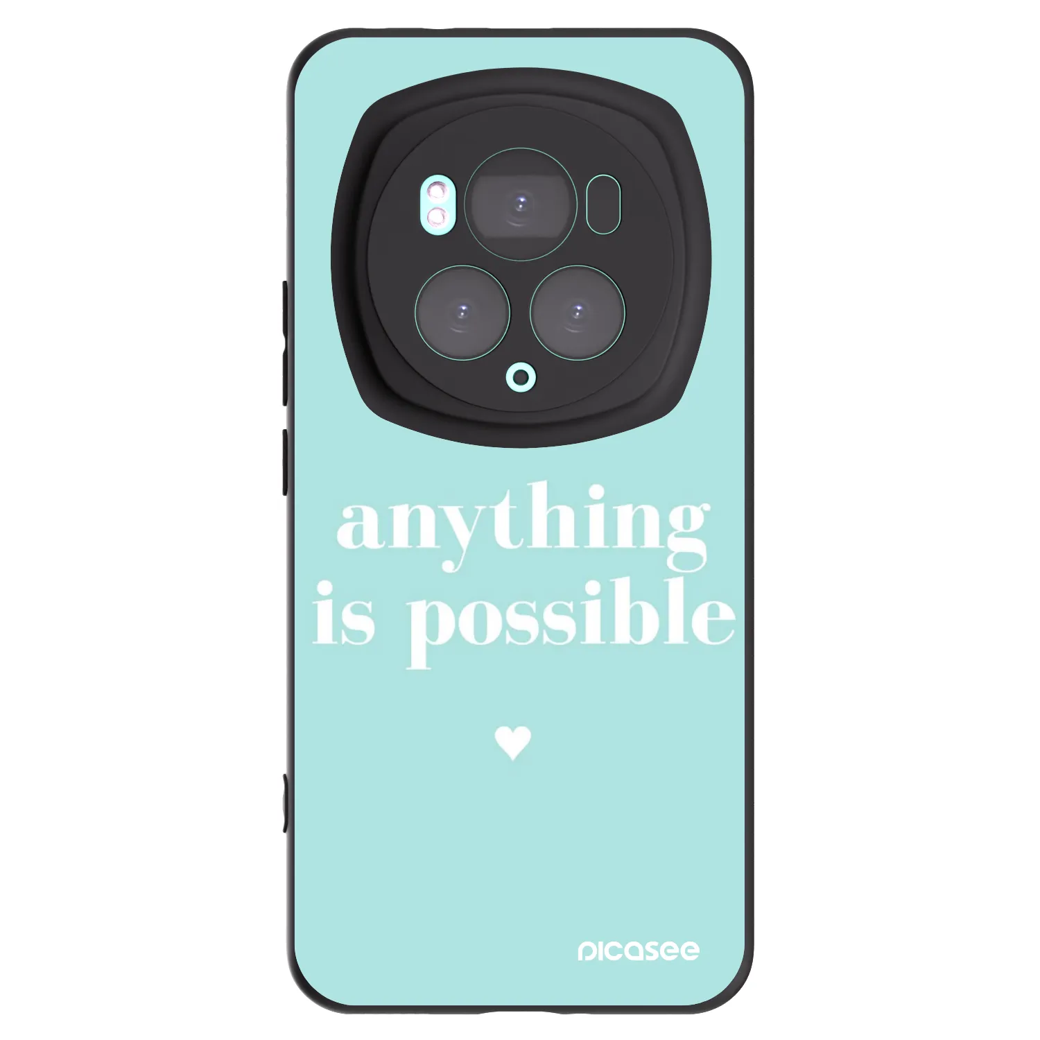 Picasee crna silikonska maskica za Honor Magic6 Pro - Anything is possible