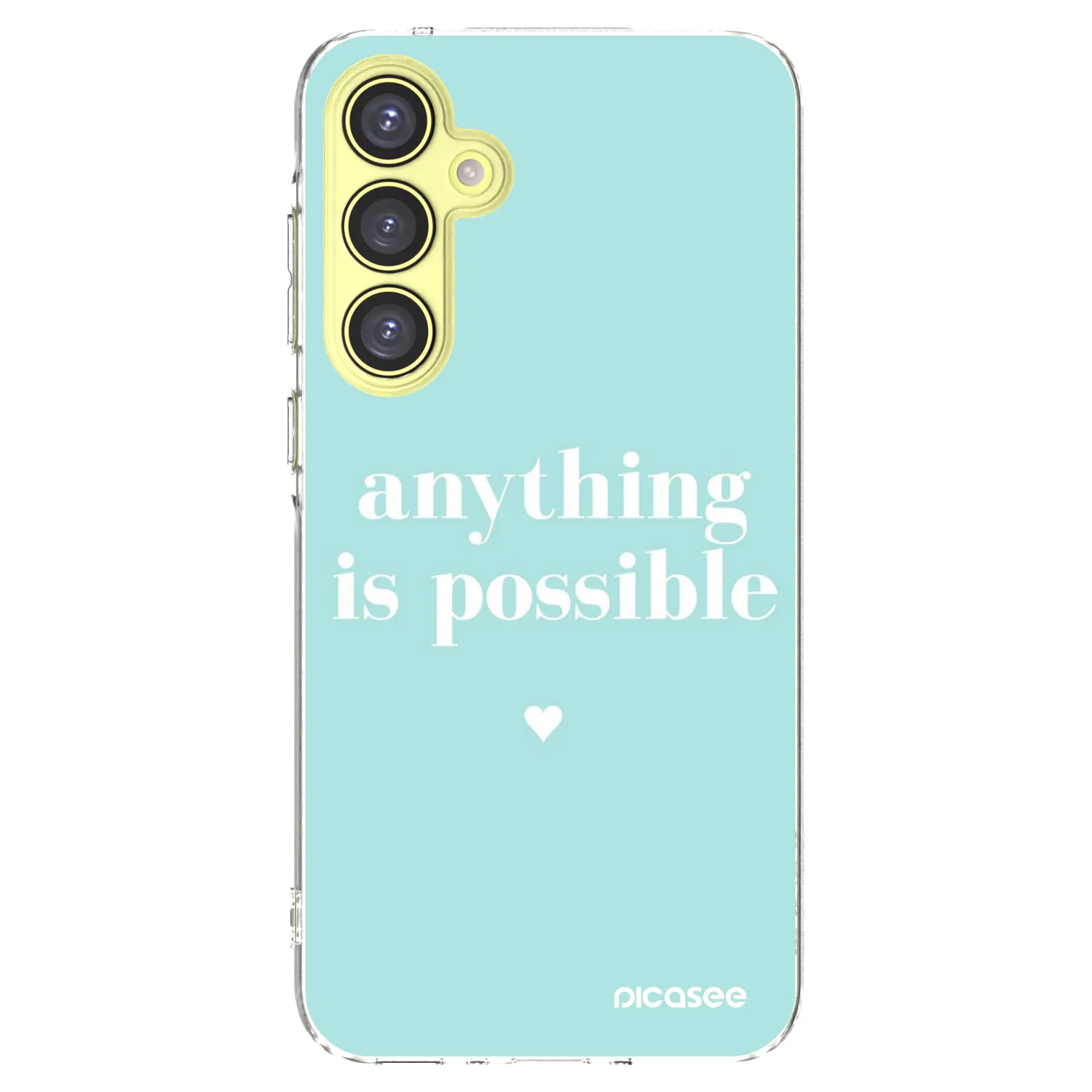 Picasee silikonska prozirna maskica za Samsung Galaxy A35 5G A356B - Anything is possible