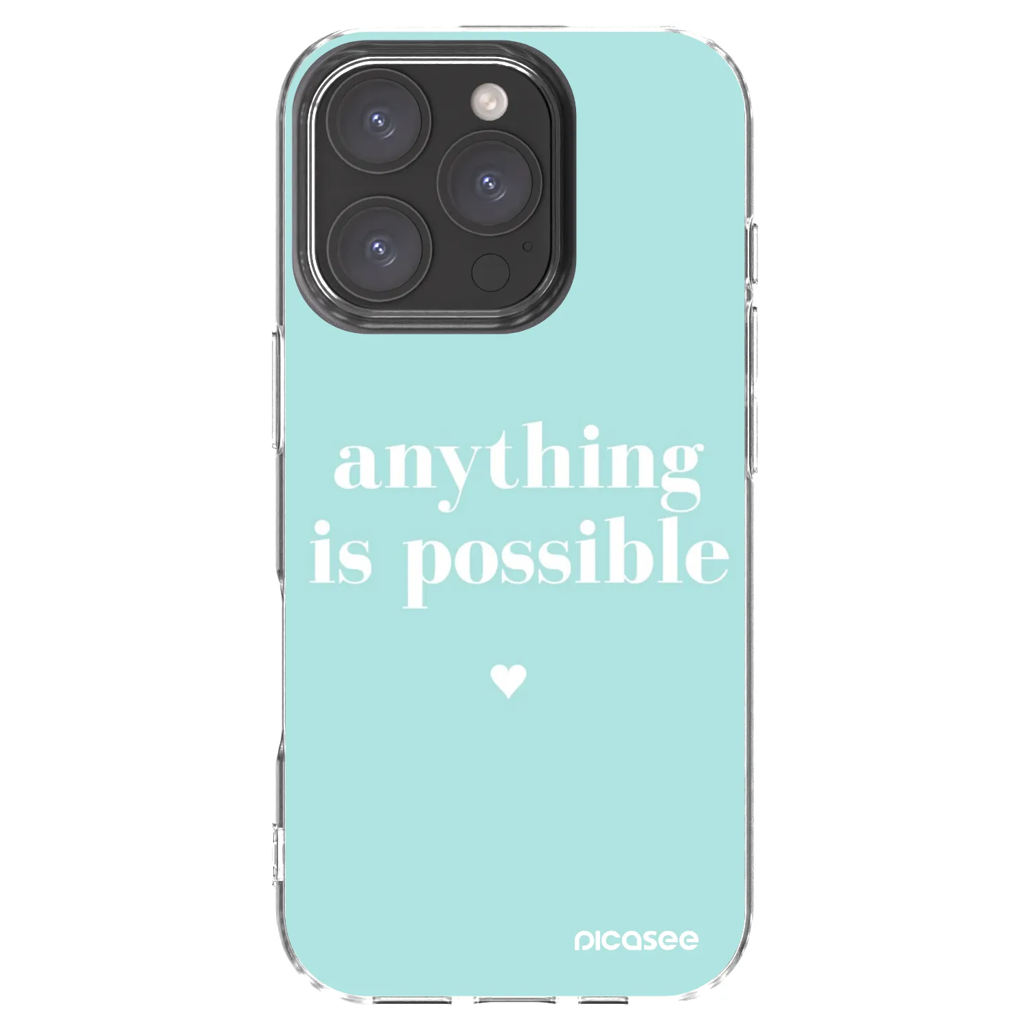 Picasee silikonska prozirna maskica za Apple iPhone 16 Pro - Anything is possible