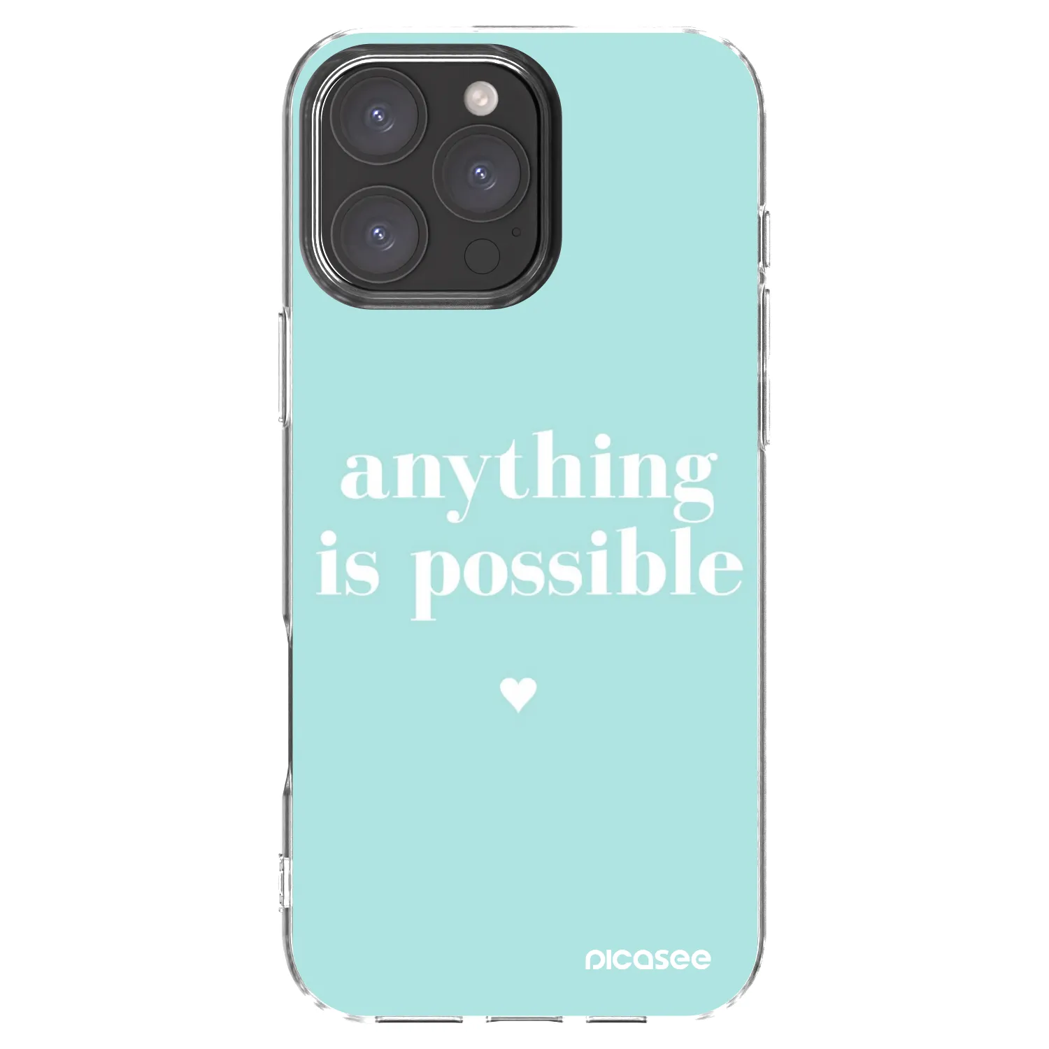 Picasee silikonska prozirna maskica za Apple iPhone 16 Pro Max - Anything is possible