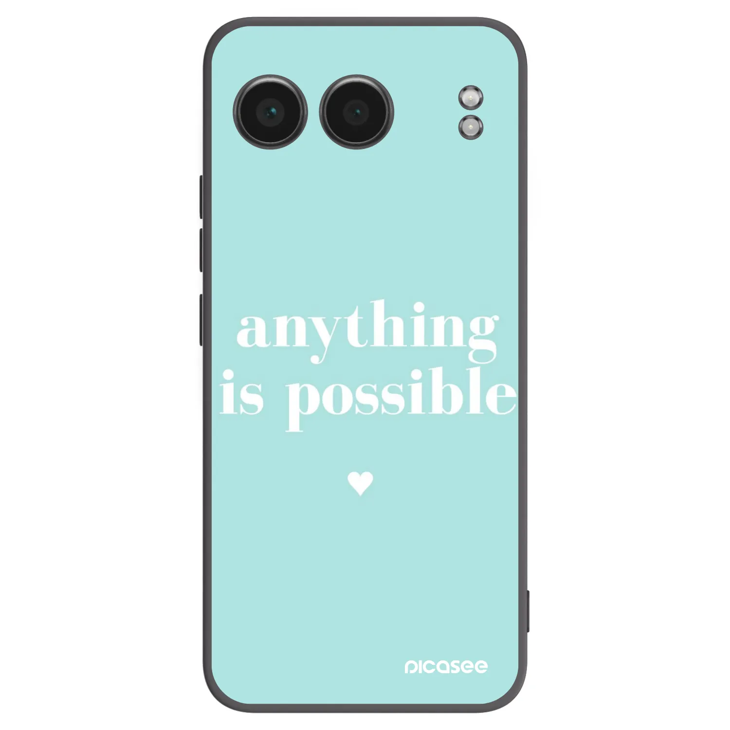 Picasee crna silikonska maskica za OnePlus Nord 4 - Anything is possible