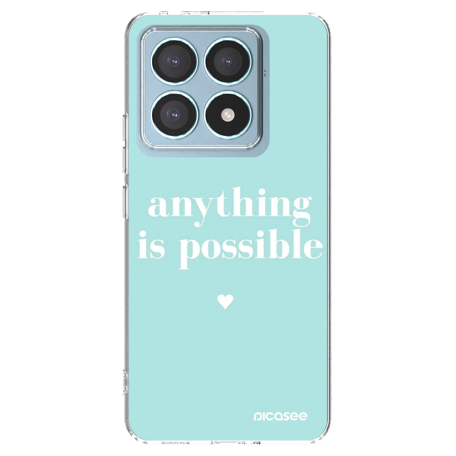 Picasee silikonska prozirna maskica za Xiaomi 14T Pro - Anything is possible