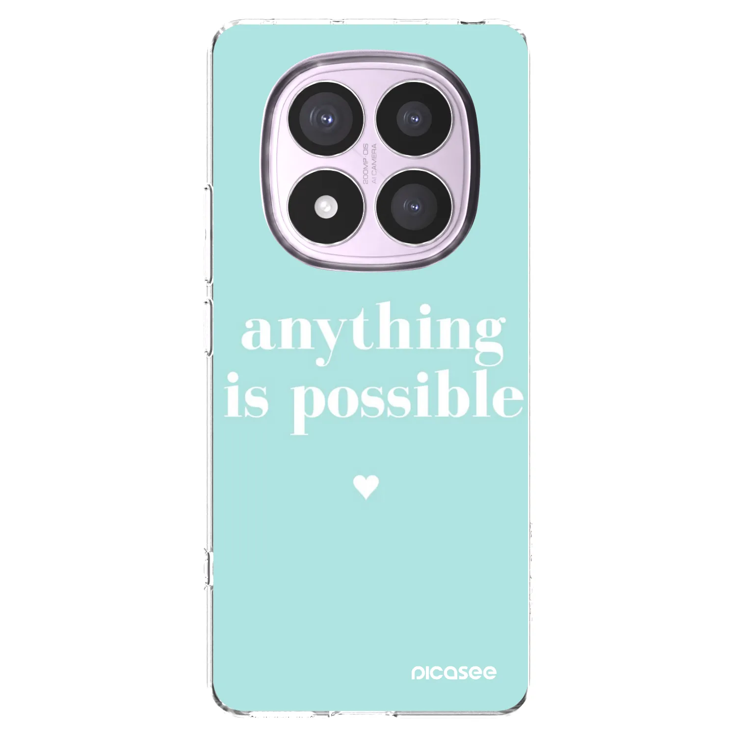 Picasee silikonska prozirna maskica za Xiaomi Redmi Note 14 Pro 5G - Anything is possible