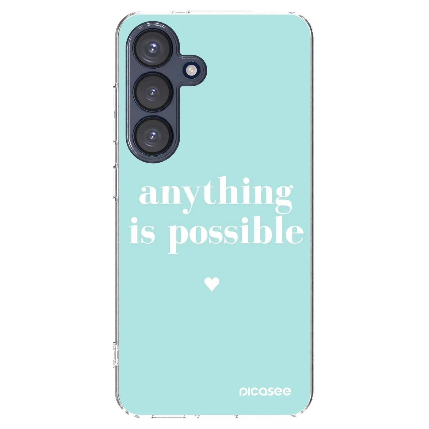 Picasee silikonska prozirna maskica za Samsung Galaxy S25 5G - Anything is possible