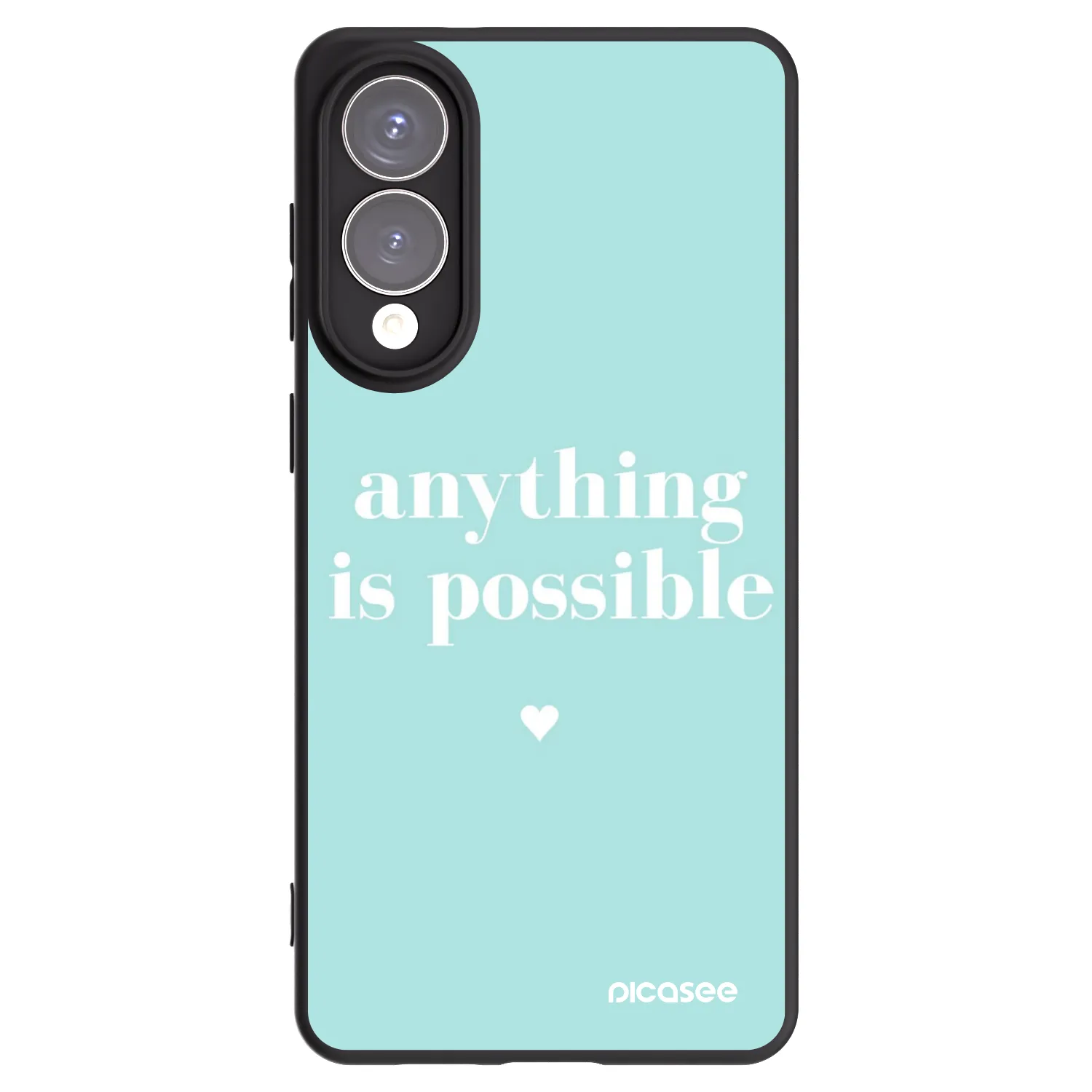 Picasee crna silikonska maskica za Samsung Galaxy S25 Edge 5G - Anything is possible