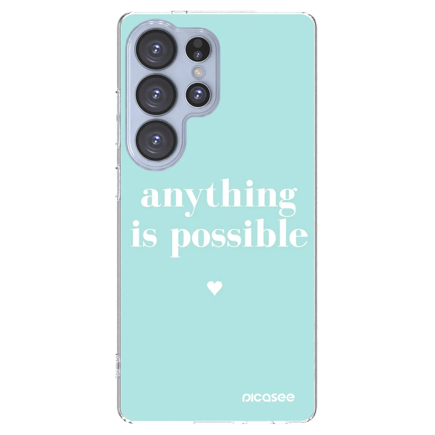 Picasee silikonska prozirna maskica za Samsung Galaxy S25 Ultra 5G - Anything is possible