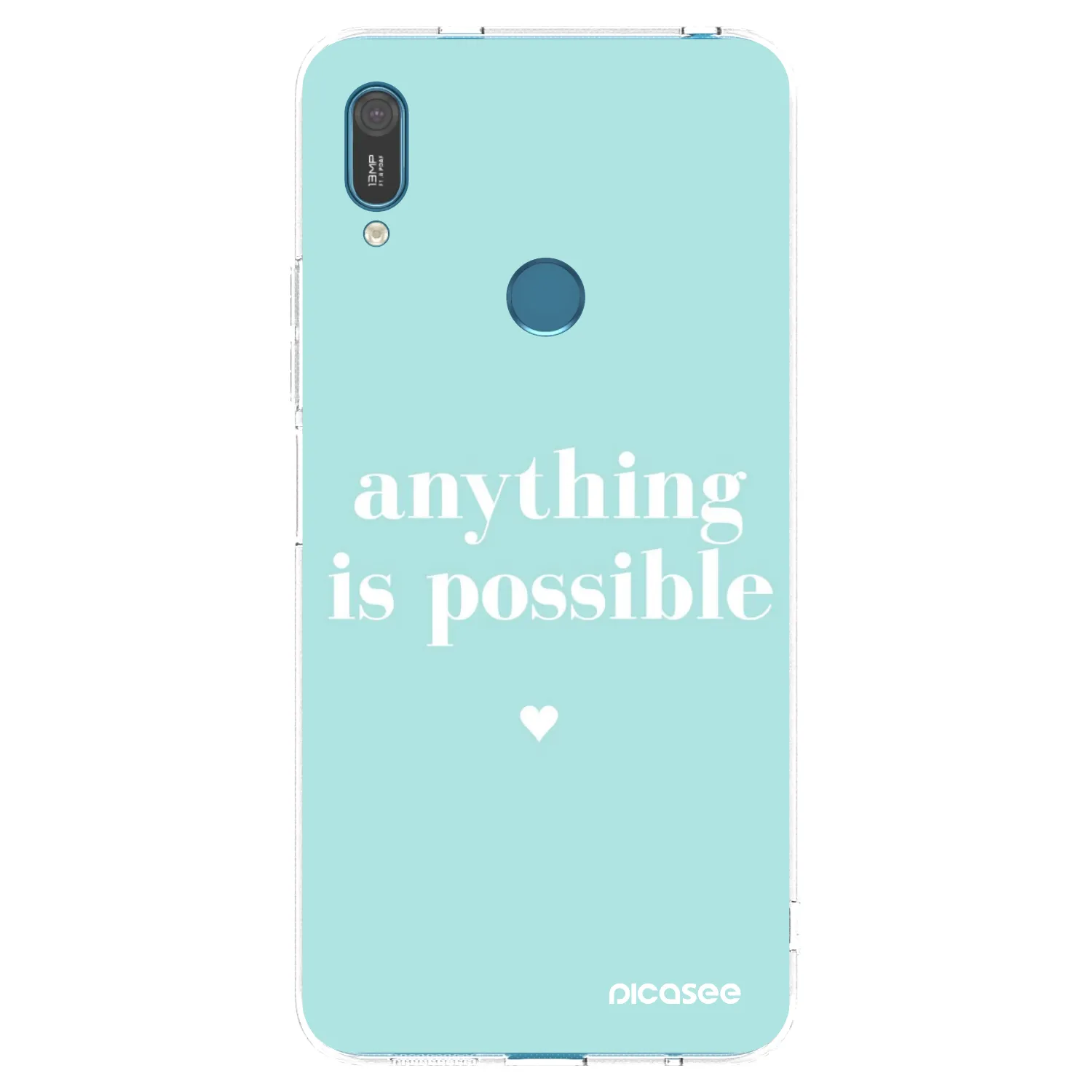 Picasee silikonska prozirna maskica za Huawei Y7 2019 - Anything is possible