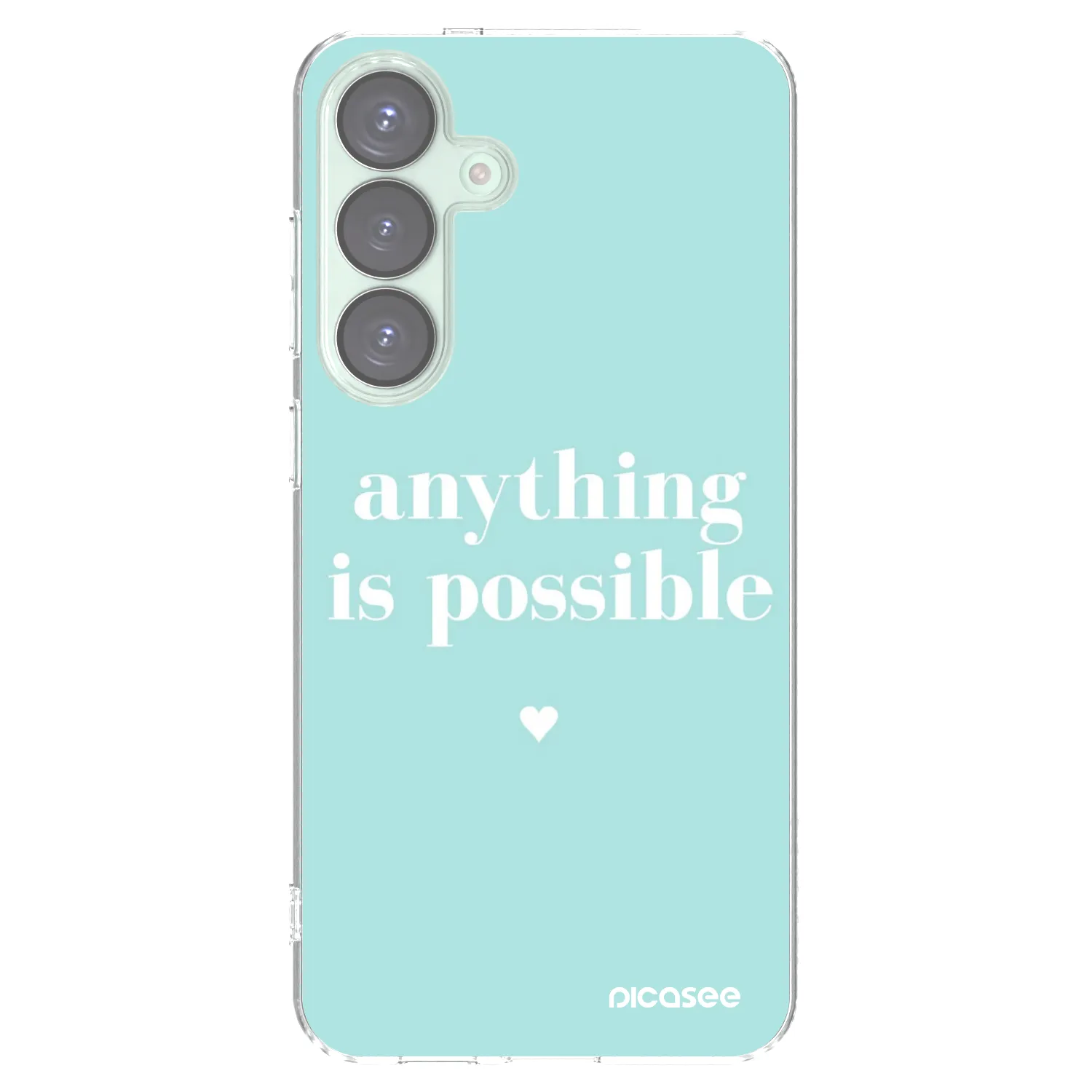 Picasee silikonska prozirna maskica za Samsung Galaxy S25+ 5G - Anything is possible