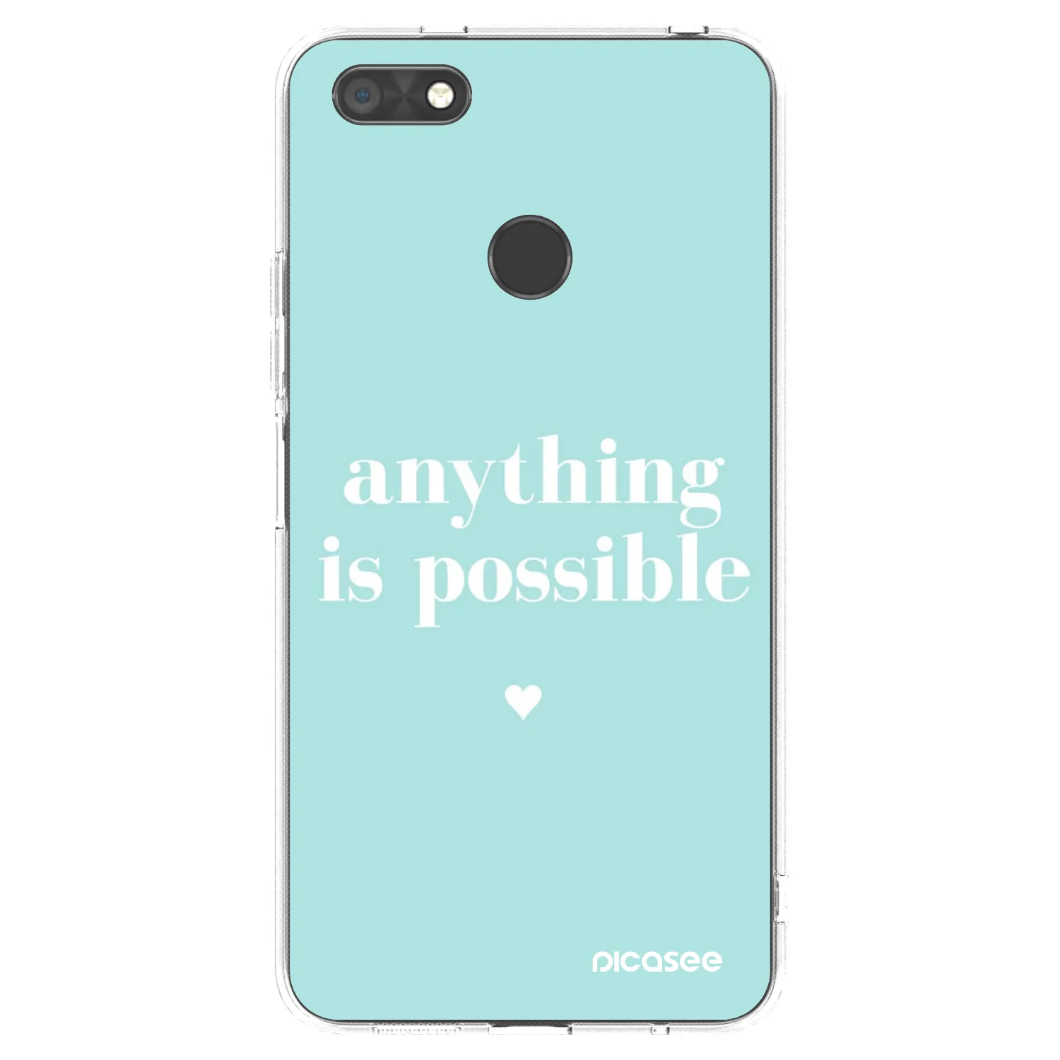 Picasee silikonska prozirna maskica za Huawei P9 Lite Mini - Anything is possible