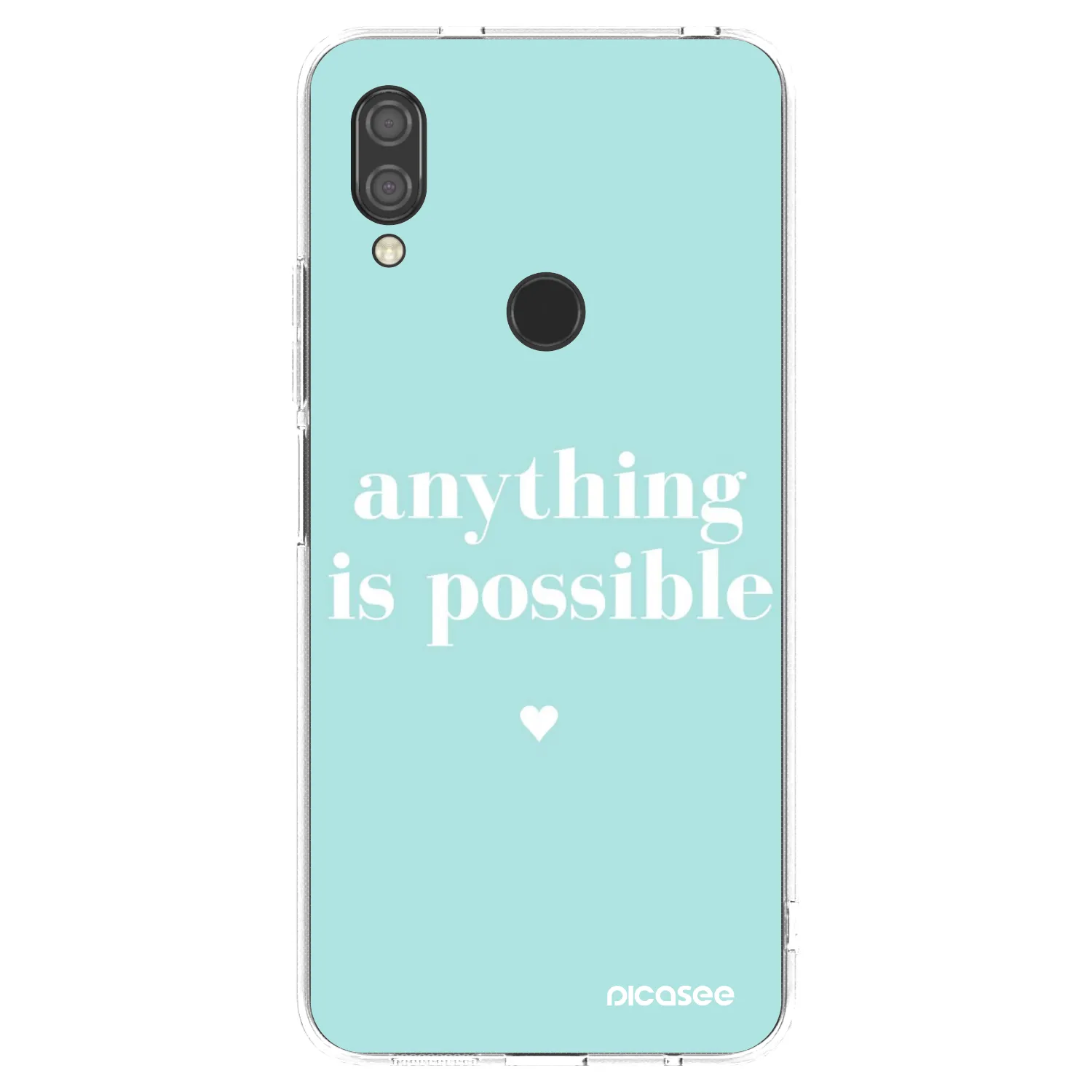 Picasee silikonska prozirna maskica za Xiaomi Redmi 7 - Anything is possible