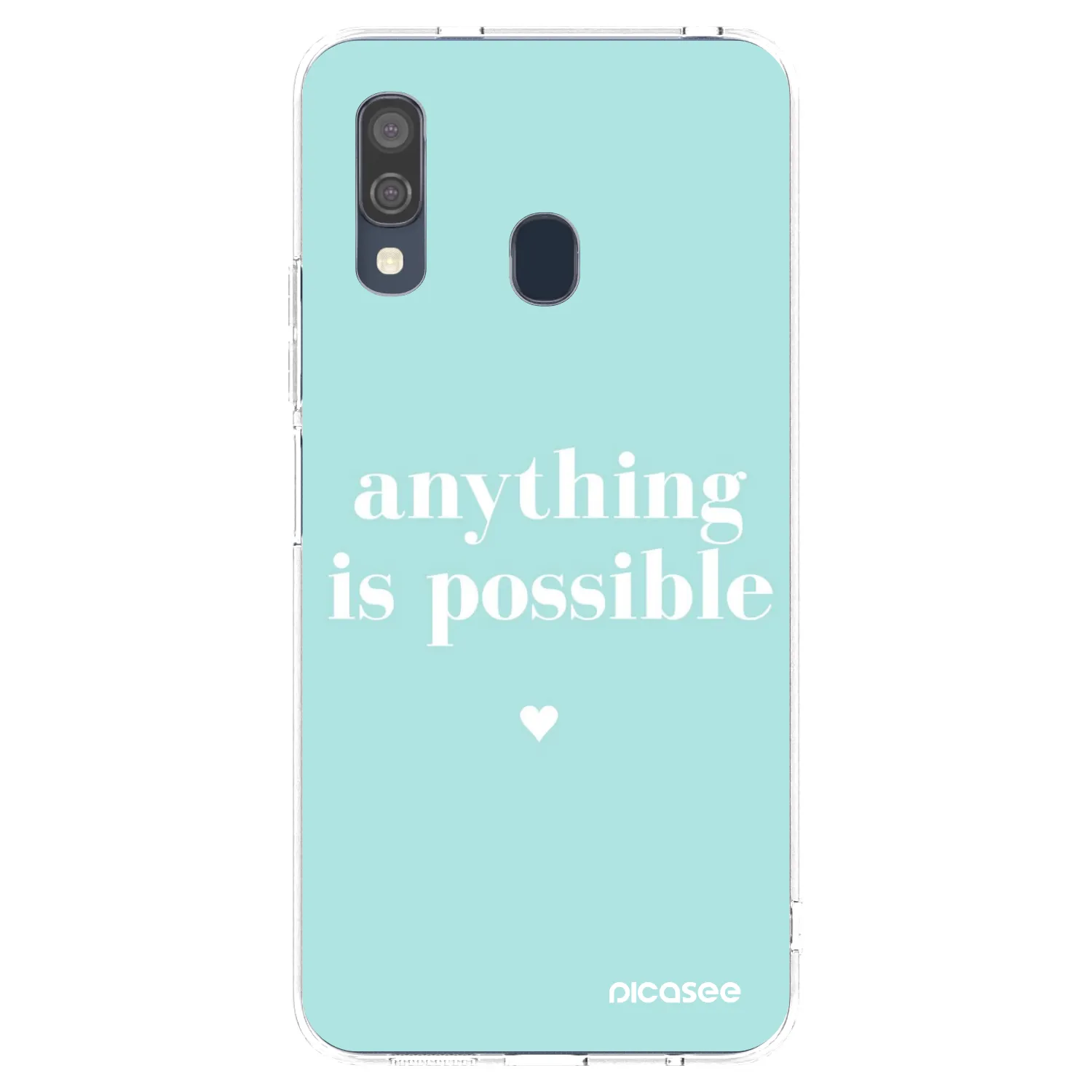 Picasee silikonska prozirna maskica za Samsung Galaxy A40 A405F - Anything is possible