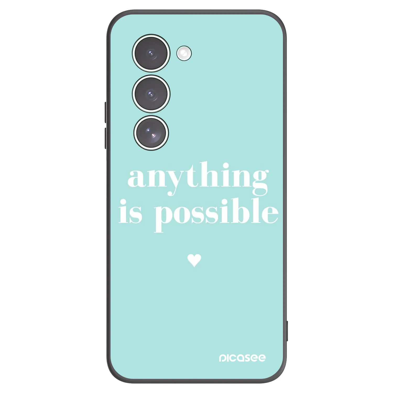 Picasee crna silikonska maskica za Xiaomi Redmi 15 5G - Anything is possible