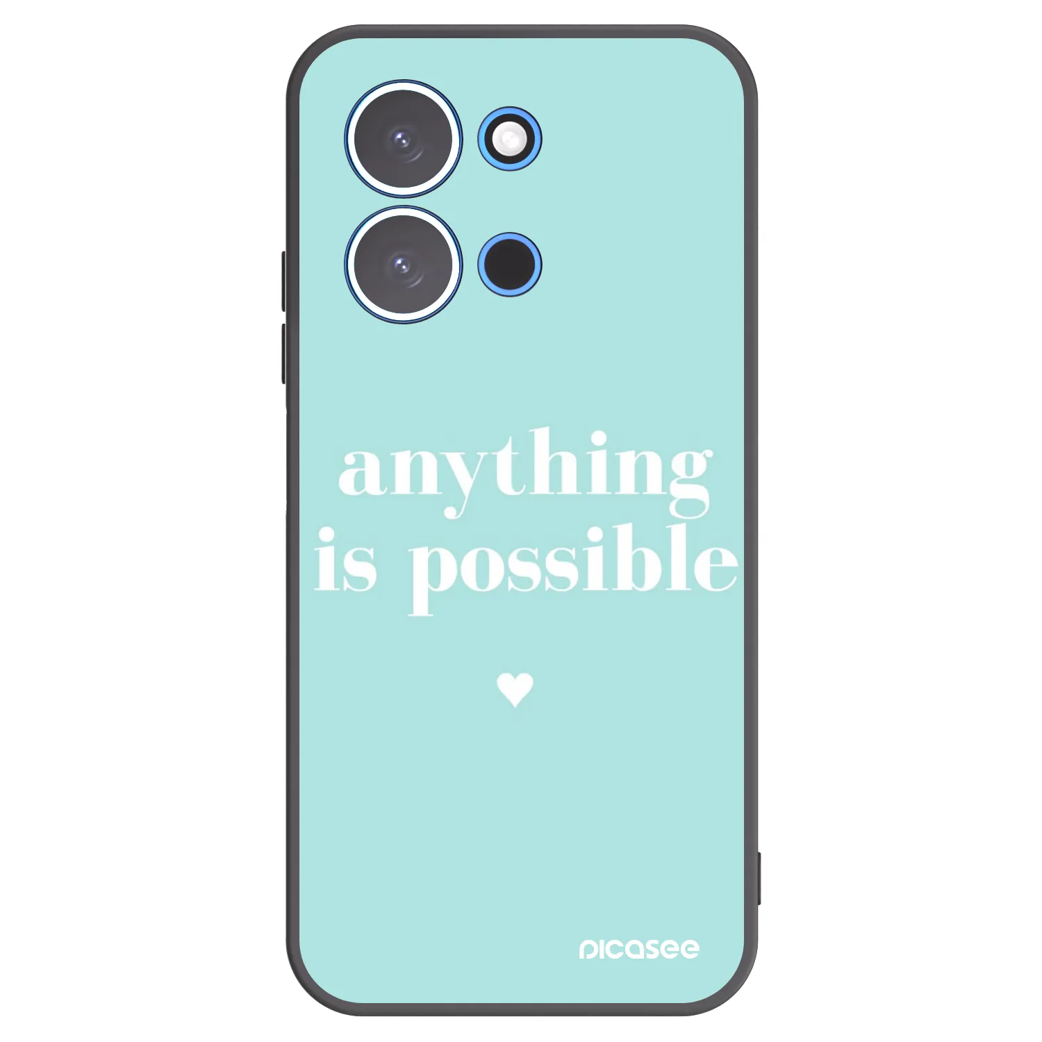 Picasee crna silikonska maskica za Xiaomi Redmi 15C 4G - Anything is possible