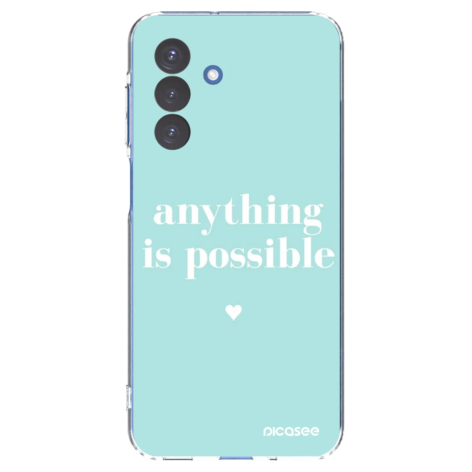 Picasee silikonska prozirna maskica za Samsung Galaxy A17 5G - Anything is possible