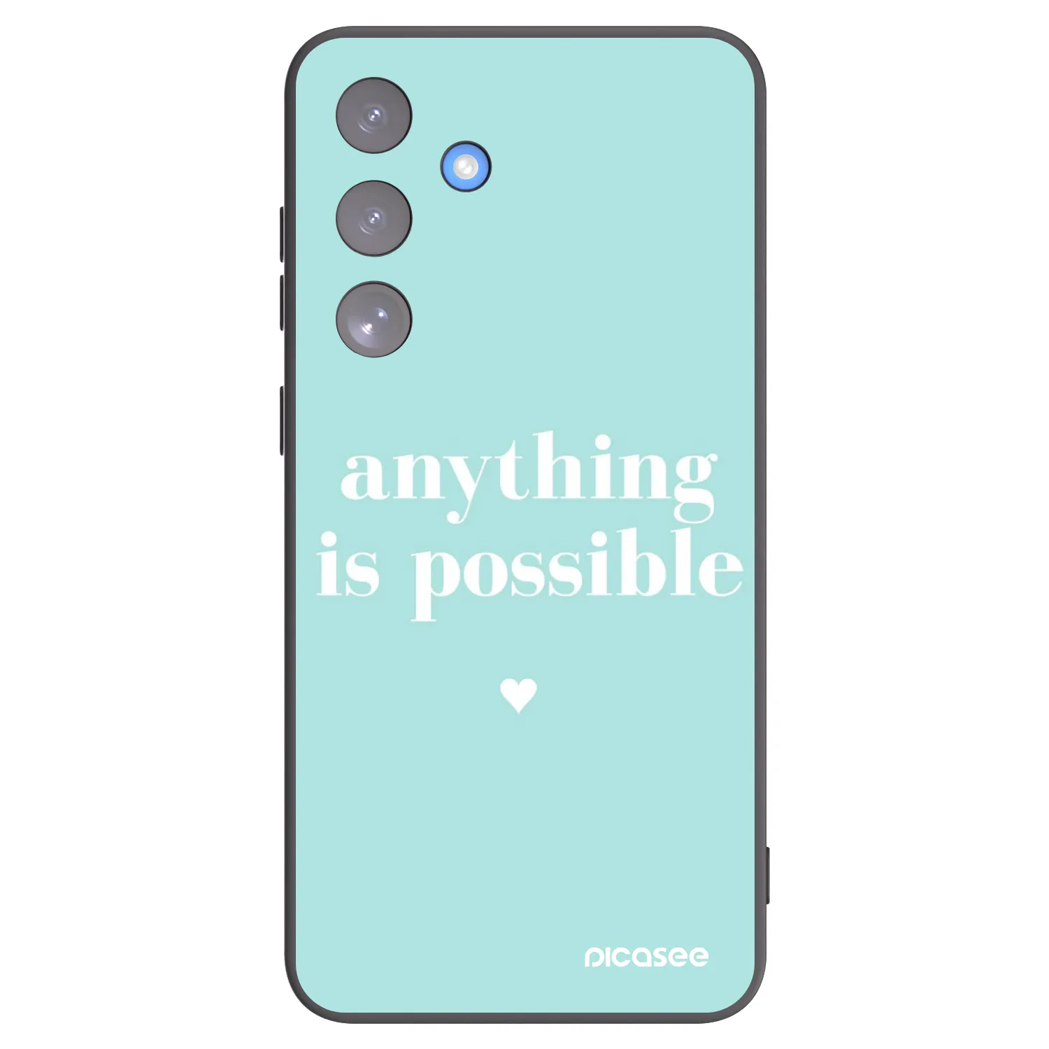 Picasee crna silikonska maskica za Samsung Galaxy S25 FE 5G - Anything is possible