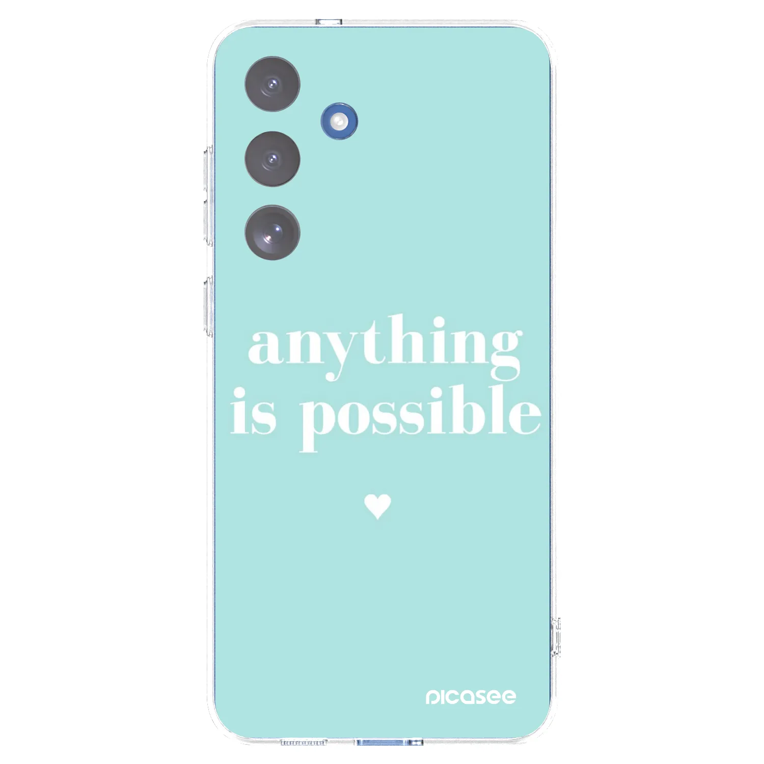 Picasee silikonska prozirna maskica za Samsung Galaxy S25 FE 5G - Anything is possible