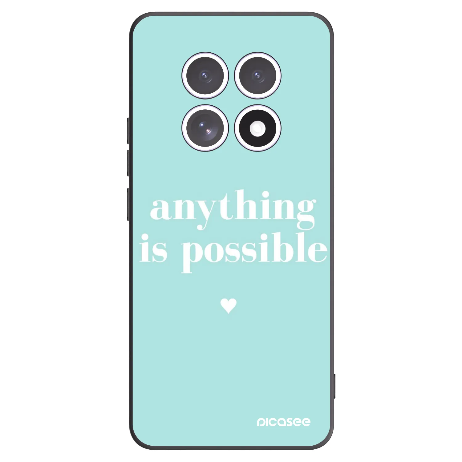 Picasee crna silikonska maskica za Xiaomi Redmi Note 15 - Anything is possible