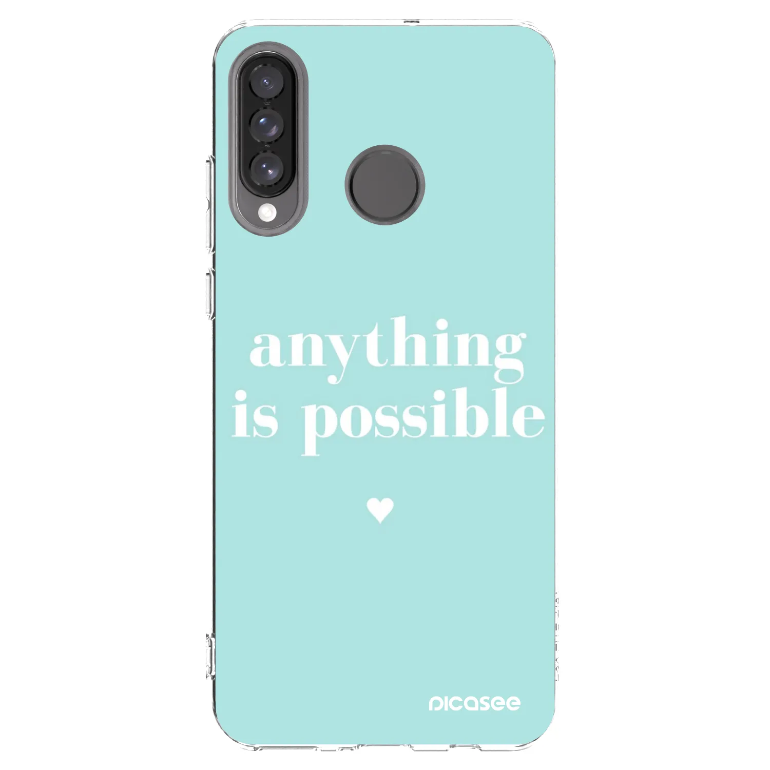 Picasee silikonska prozirna maskica za Huawei P30 Lite - Anything is possible