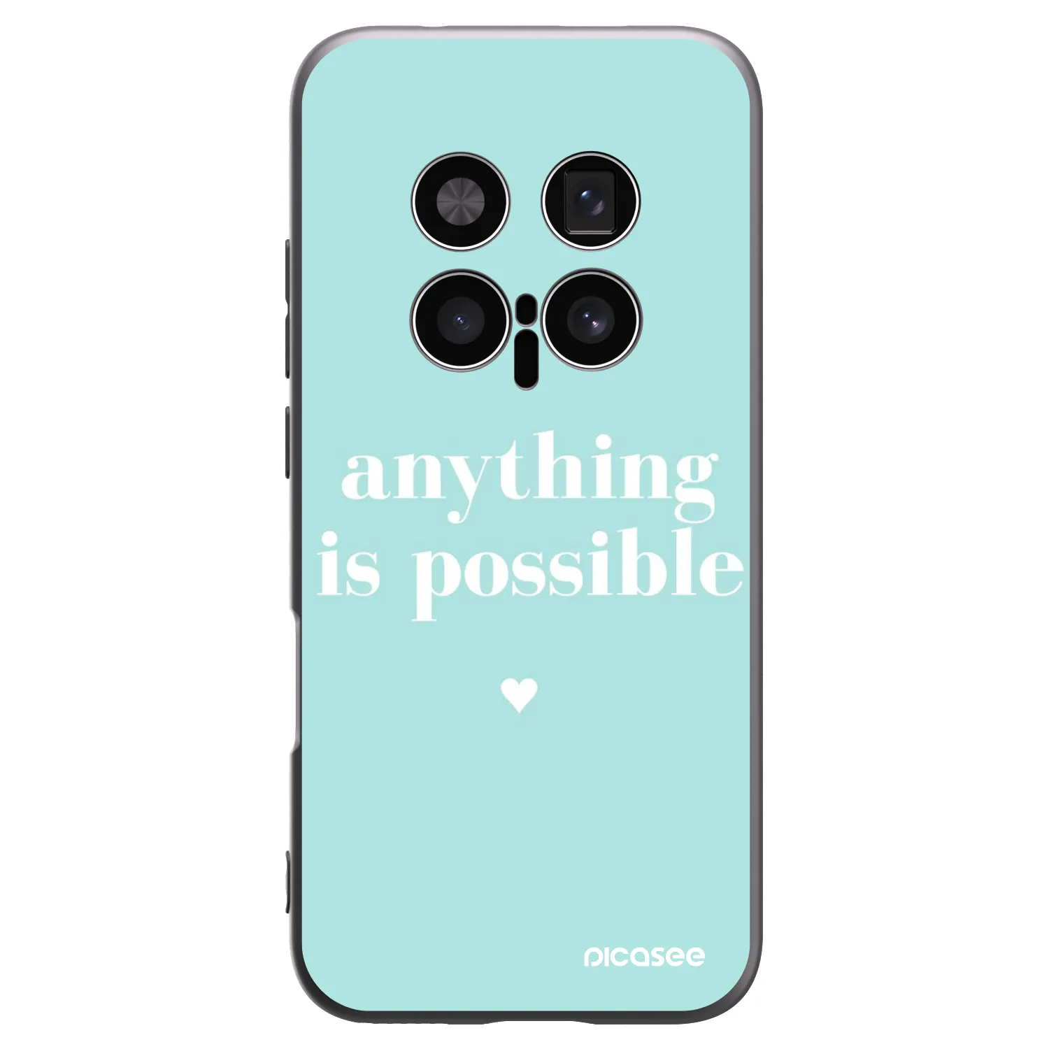 Picasee crna silikonska maskica za Honor Magic8 Pro 5G - Anything is possible