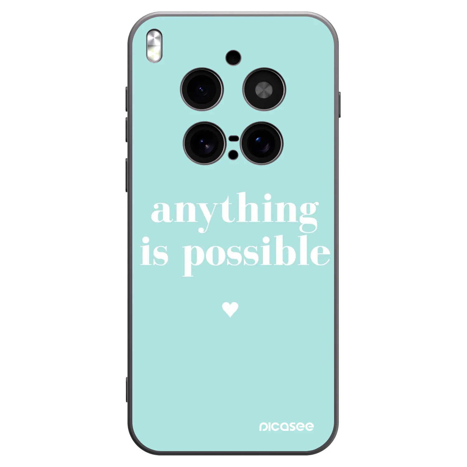 Picasee crna silikonska maskica za Vivo X300 Pro - Anything is possible