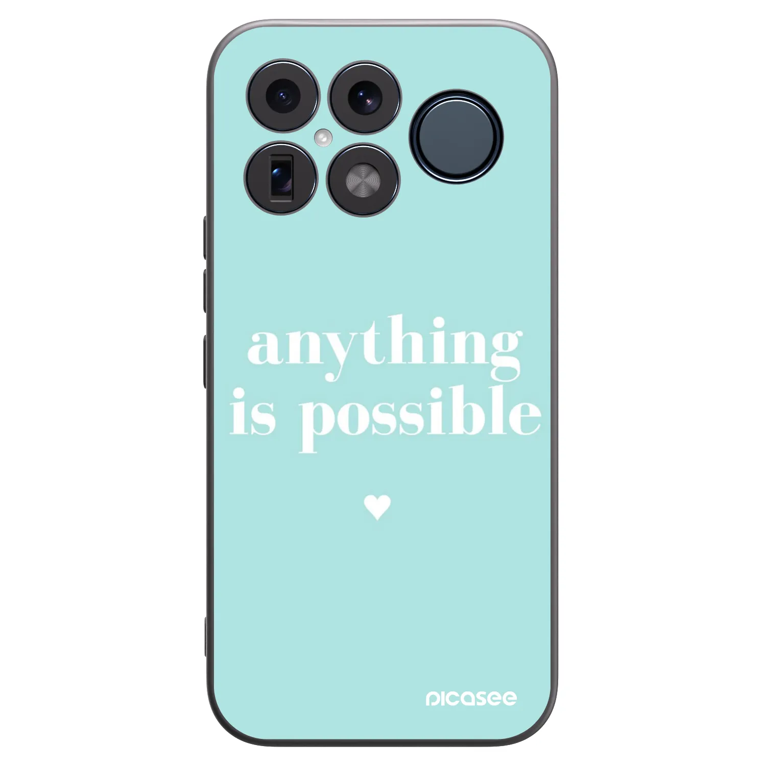 Picasee crna silikonska maskica za Xiaomi Poco F8 Ultra - Anything is possible