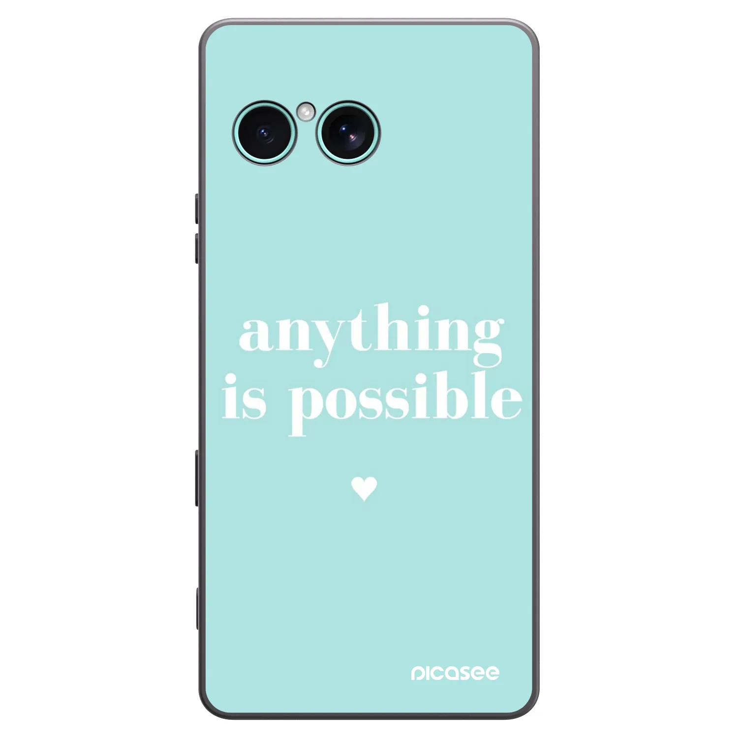 Picasee crna silikonska maskica za Sony Xperia 10 VII - Anything is possible