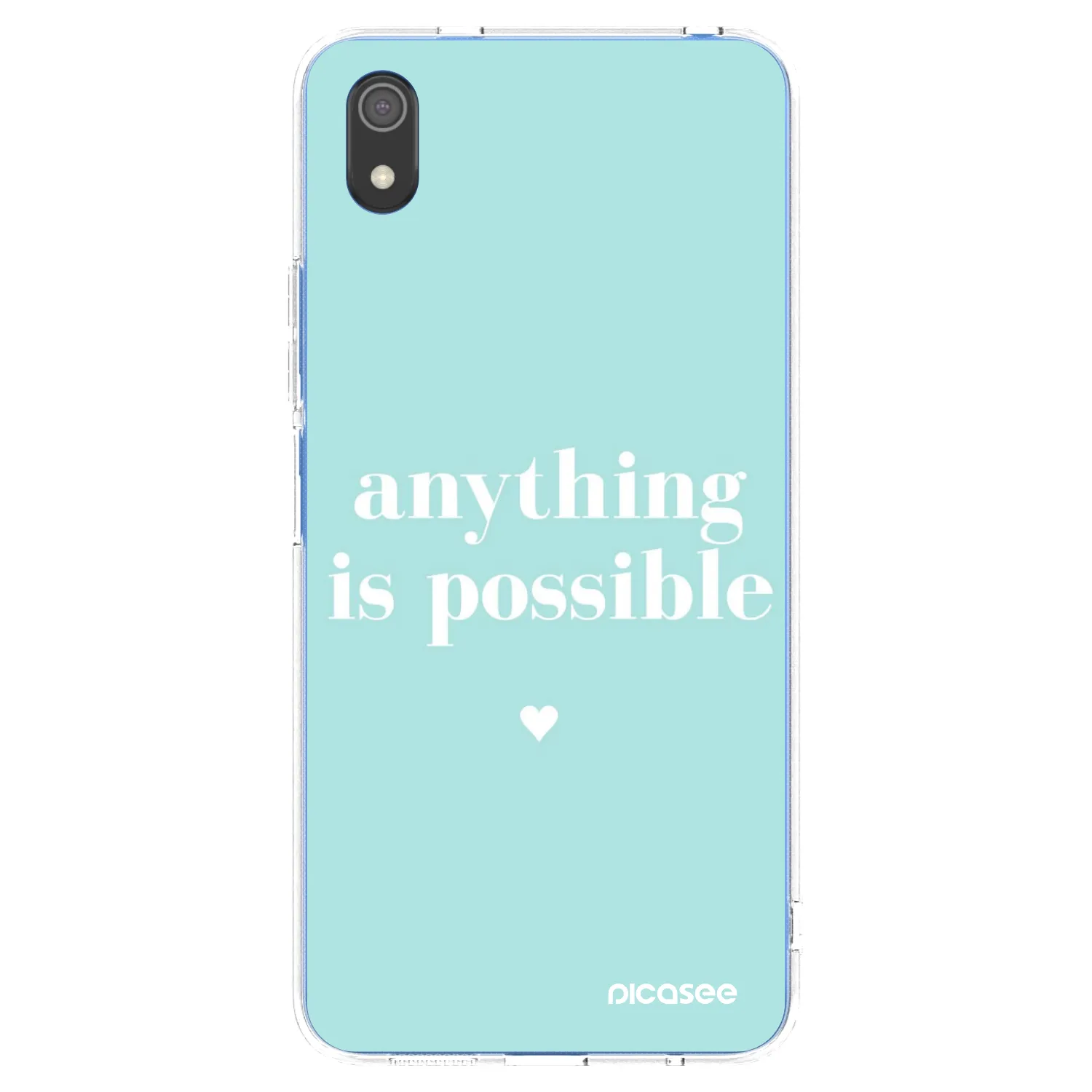 Picasee silikonska prozirna maskica za Xiaomi Redmi 7A - Anything is possible